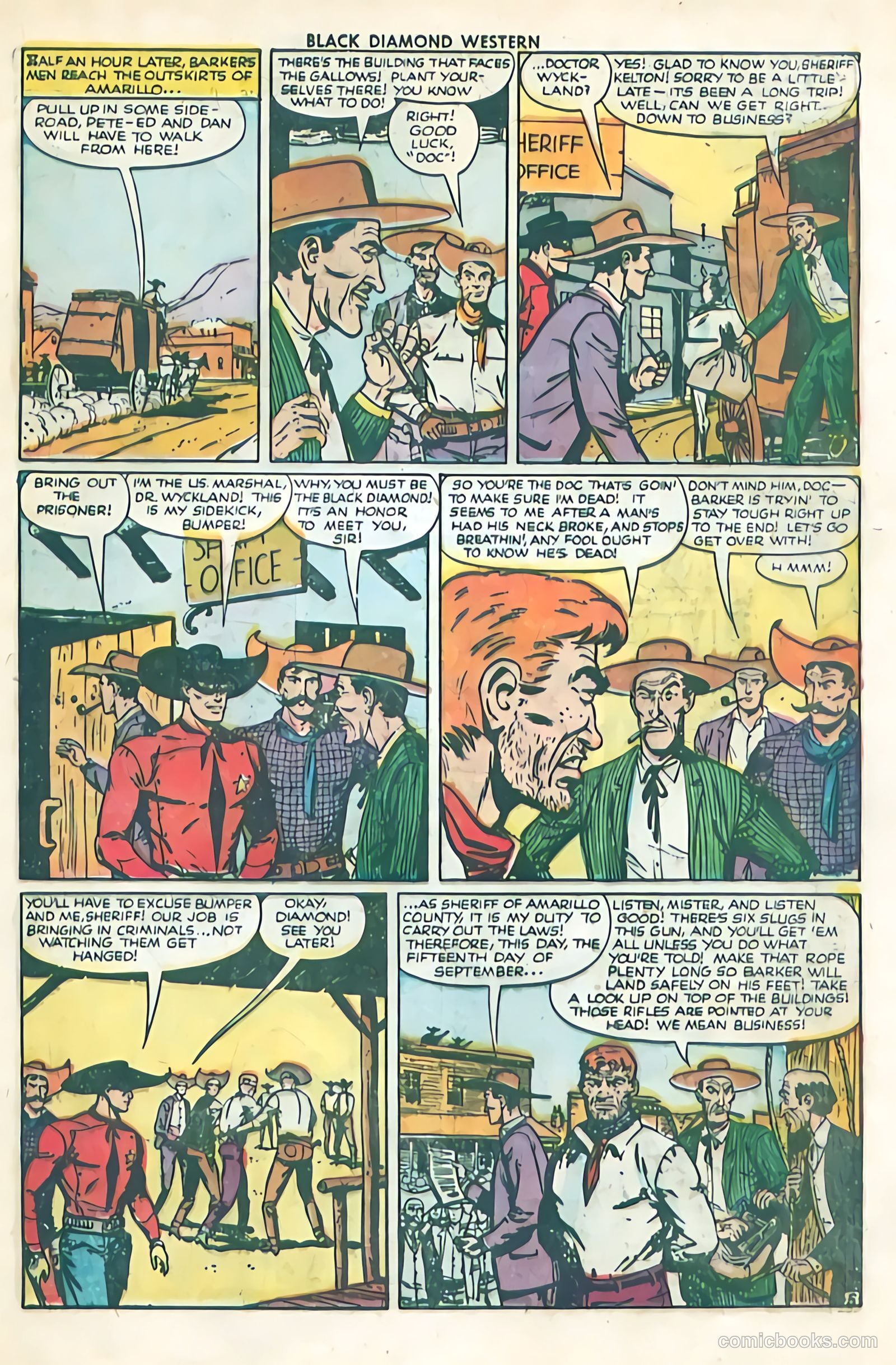 Black Diamond Western #31 (1952) — page 17 of 36