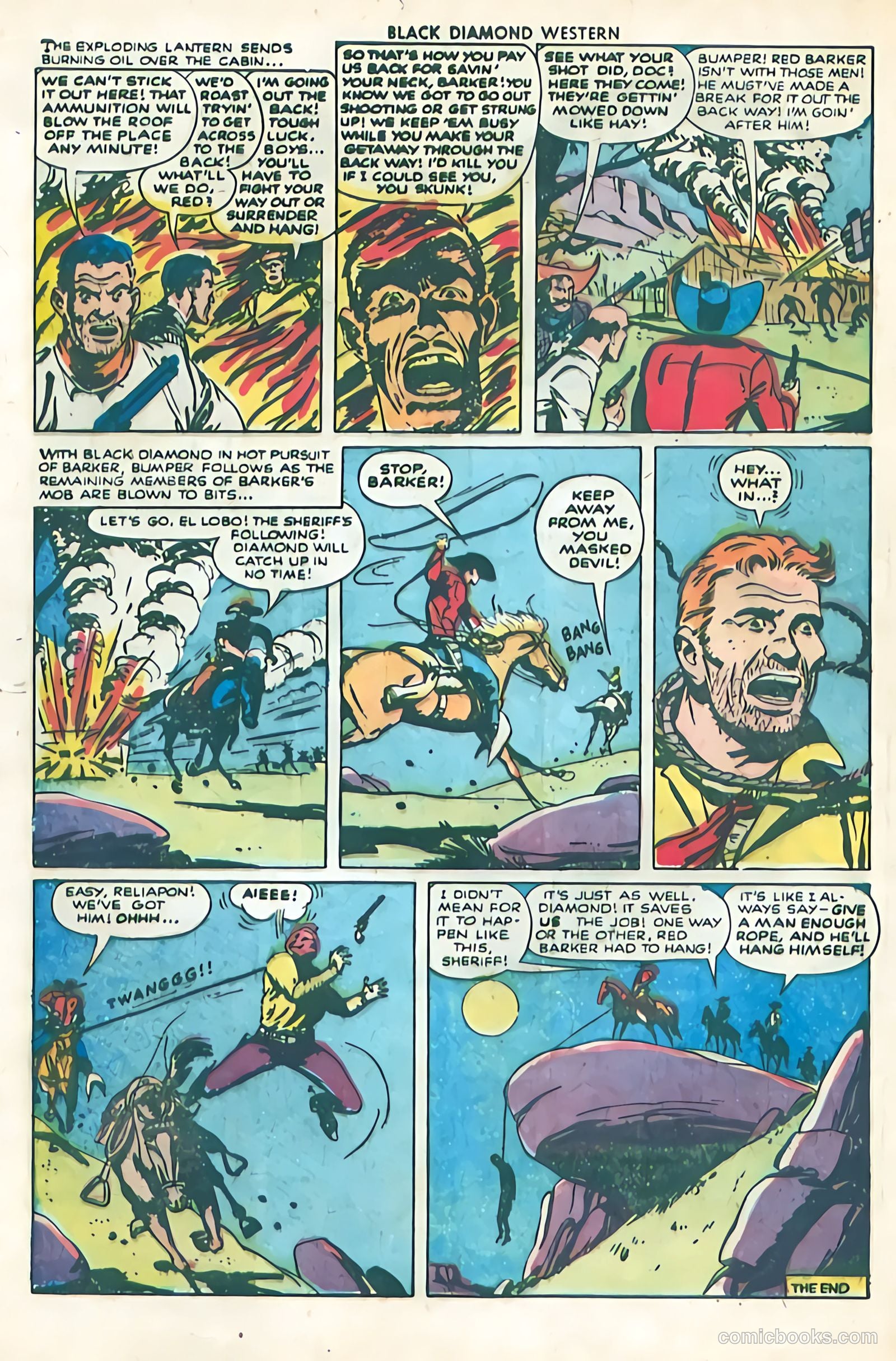 Black Diamond Western #31 (1952) — page 20 of 36