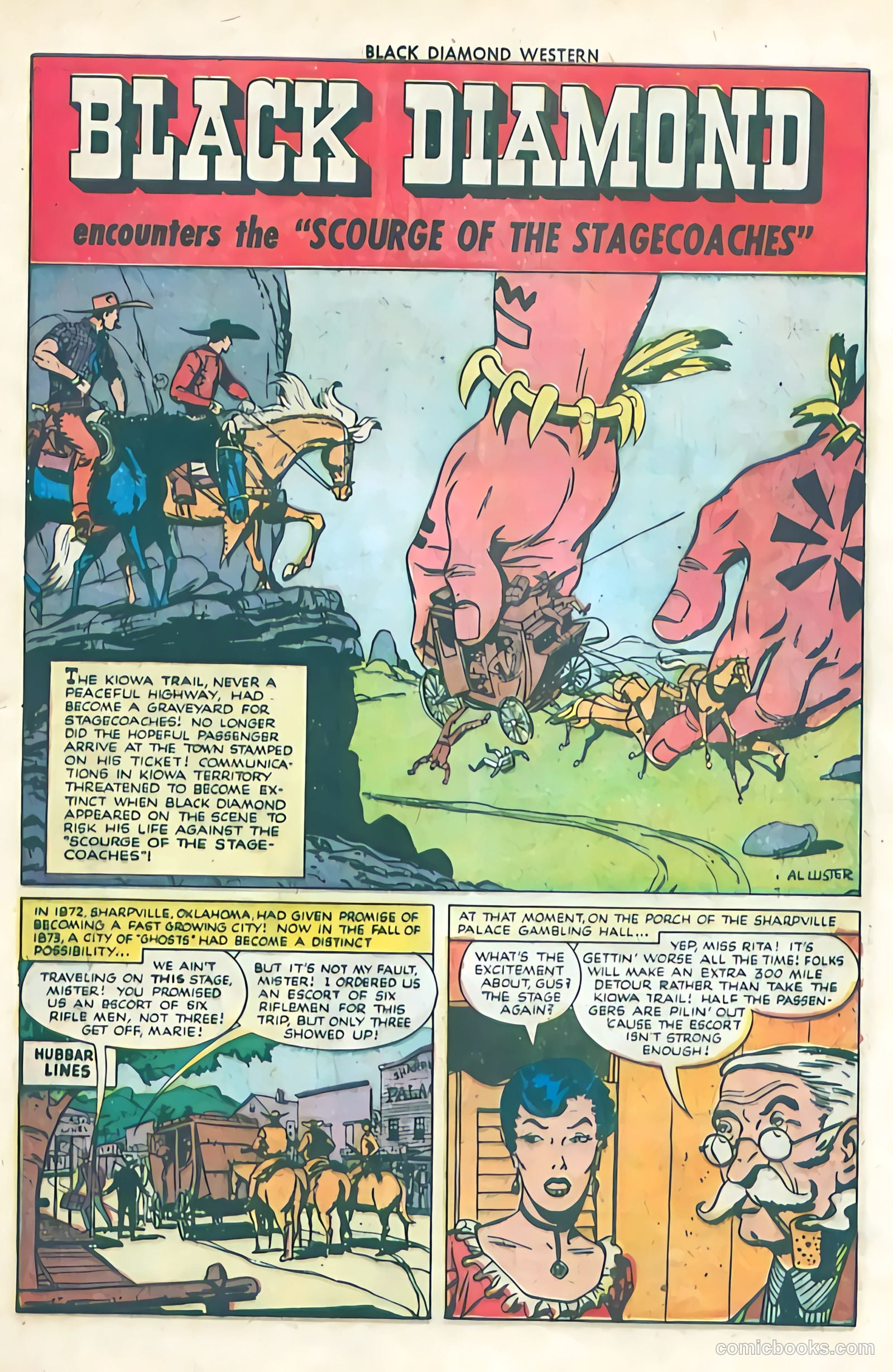 Black Diamond Western #31 (1952) — page 25 of 36
