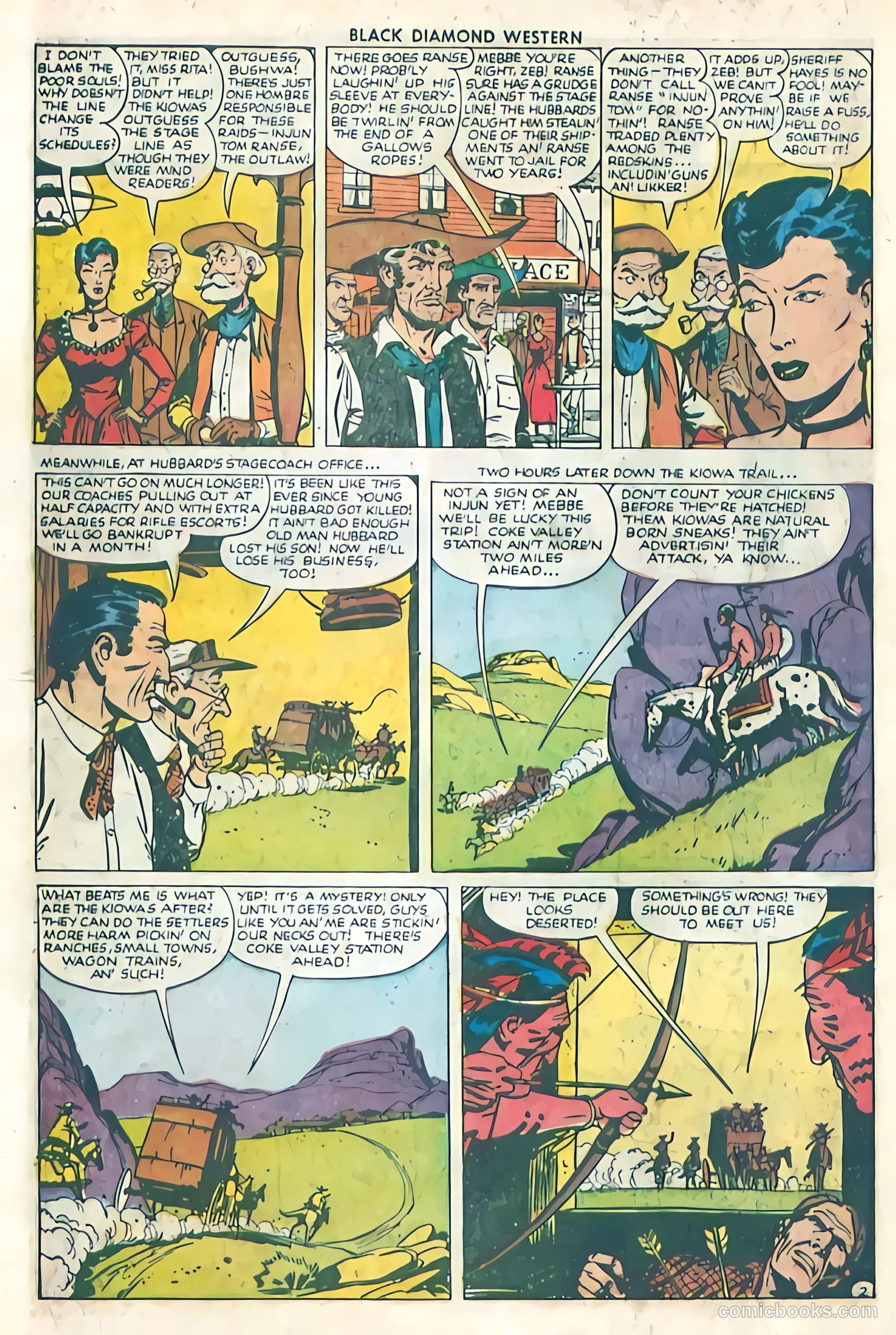 Black Diamond Western #31 (1952) — page 26 of 36