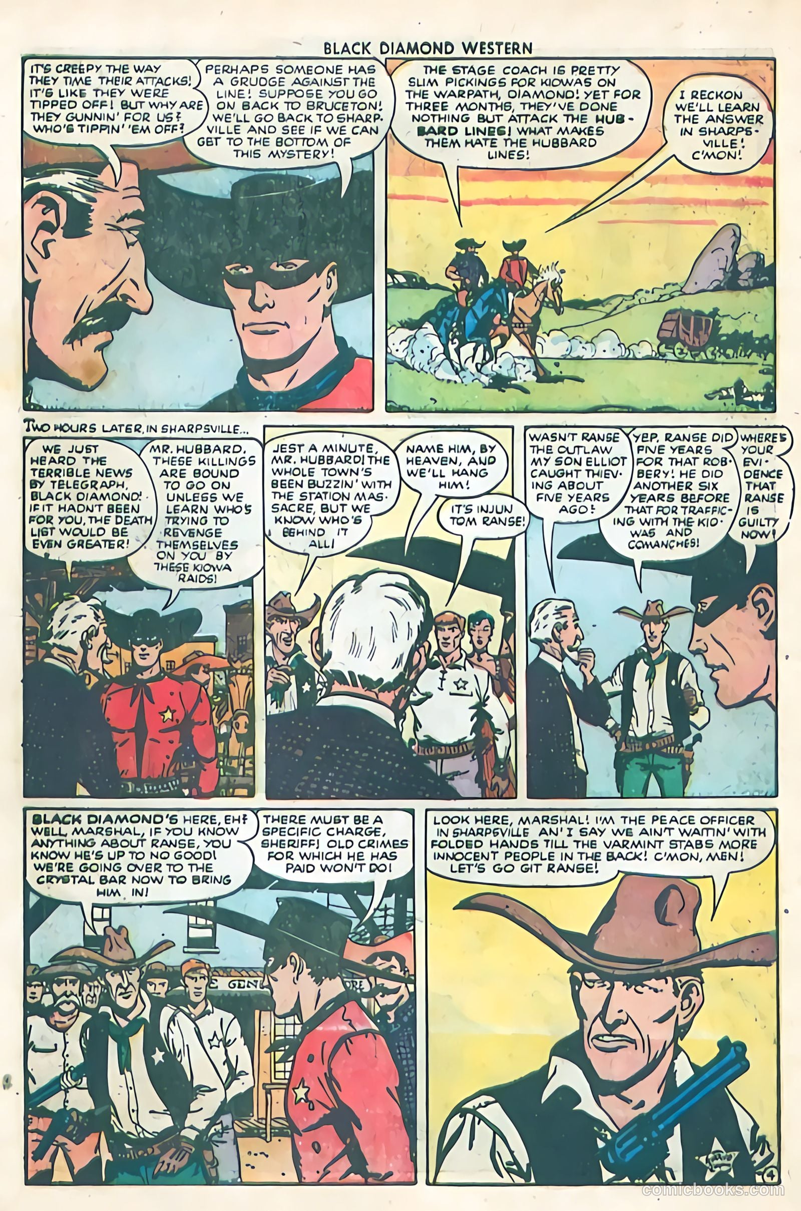 Black Diamond Western #31 (1952) — page 28 of 36