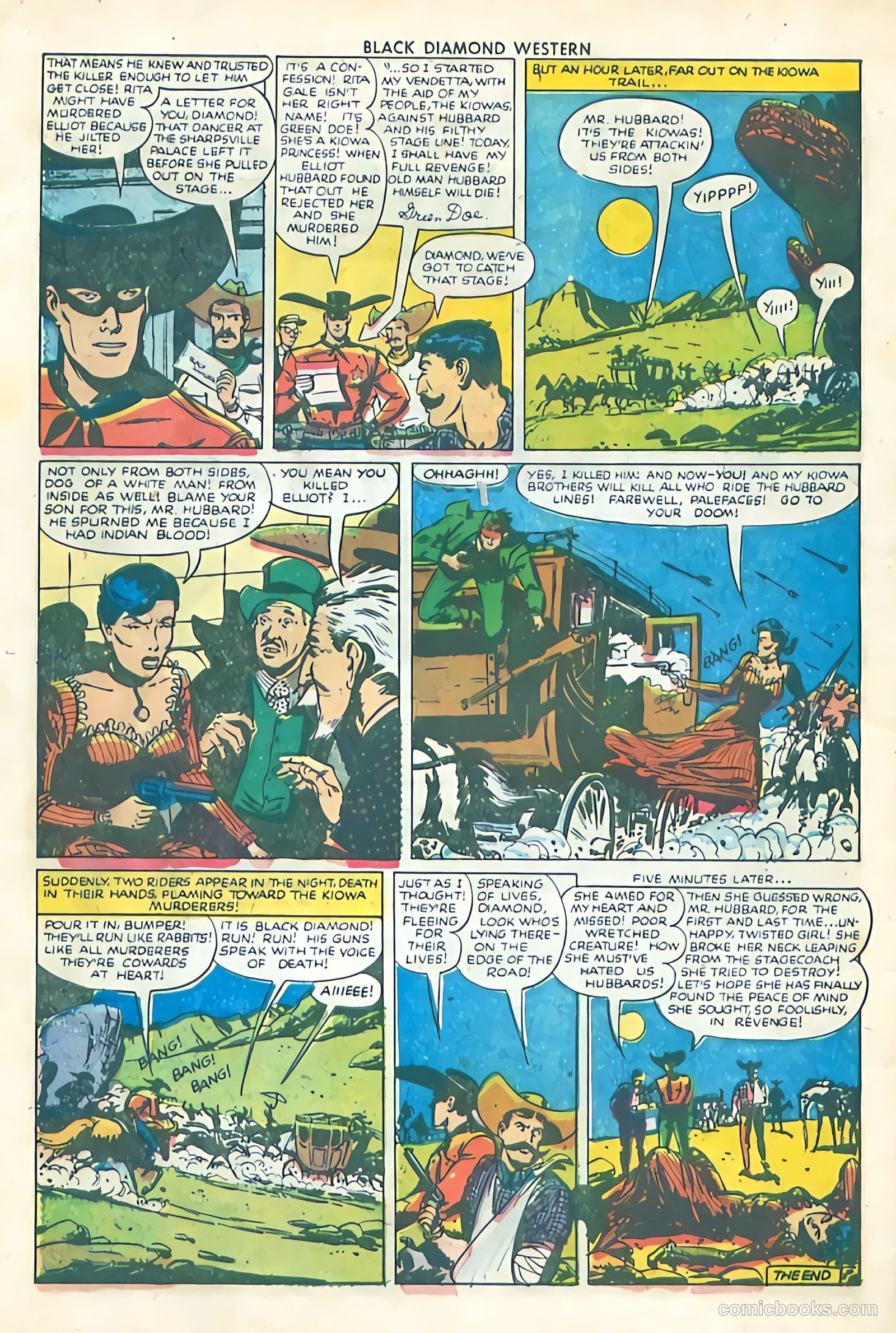 Black Diamond Western #31 (1952) — page 32 of 36