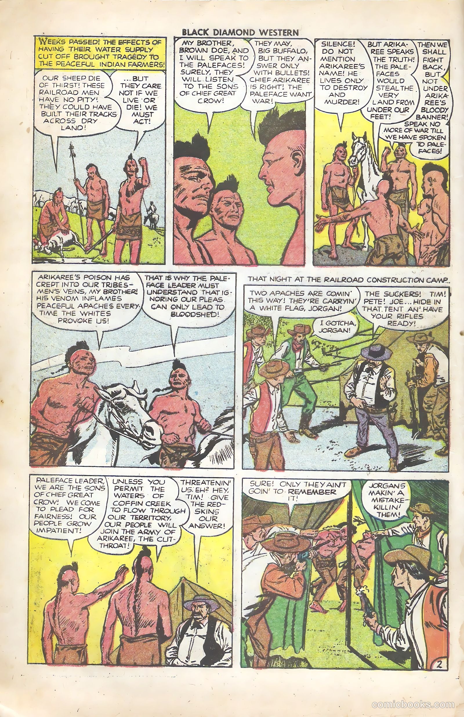 Black Diamond Western #33 (1952) — page 4 of 36