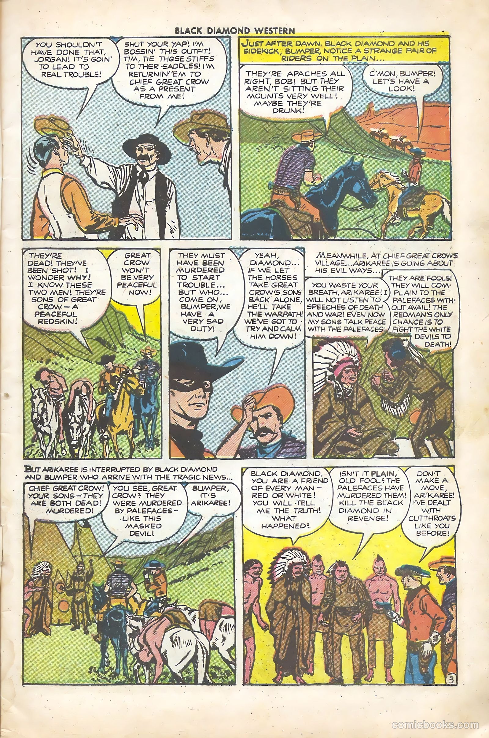 Black Diamond Western #33 (1952) — page 5 of 36