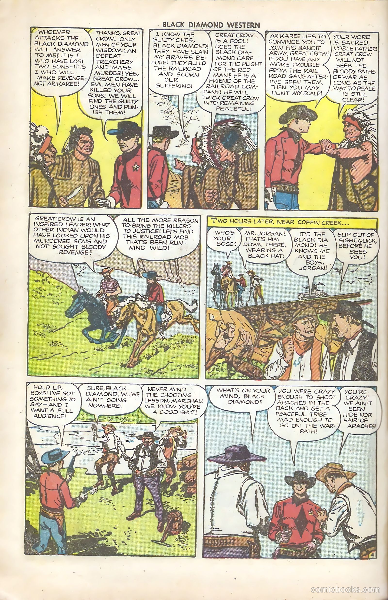Black Diamond Western #33 (1952) — page 6 of 36