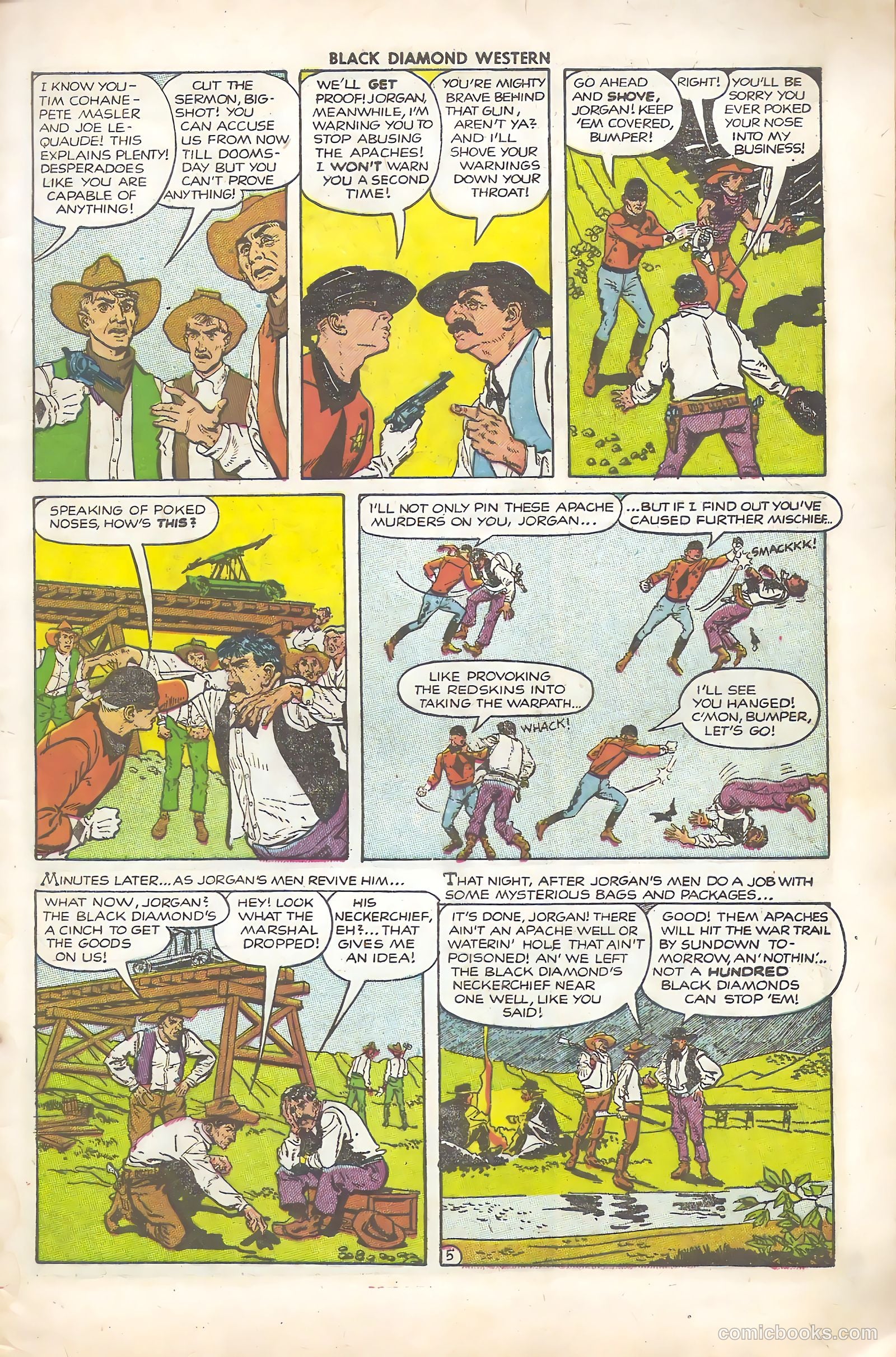 Black Diamond Western #33 (1952) — page 7 of 36