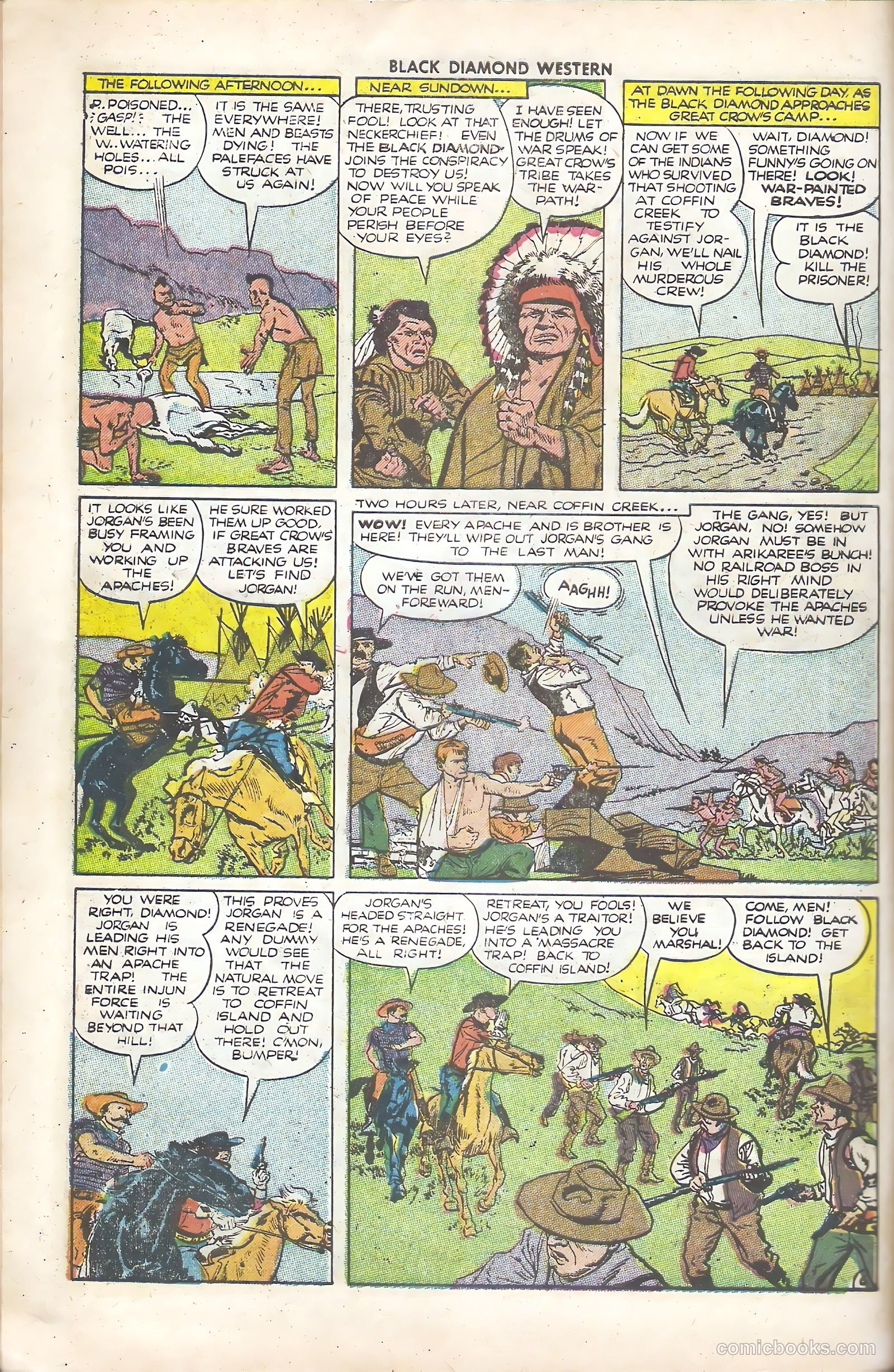 Black Diamond Western #33 (1952) — page 8 of 36