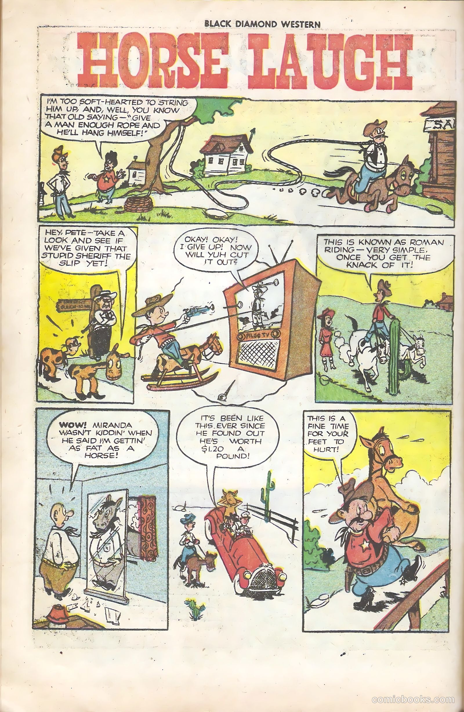 Black Diamond Western #33 (1952) — page 12 of 36