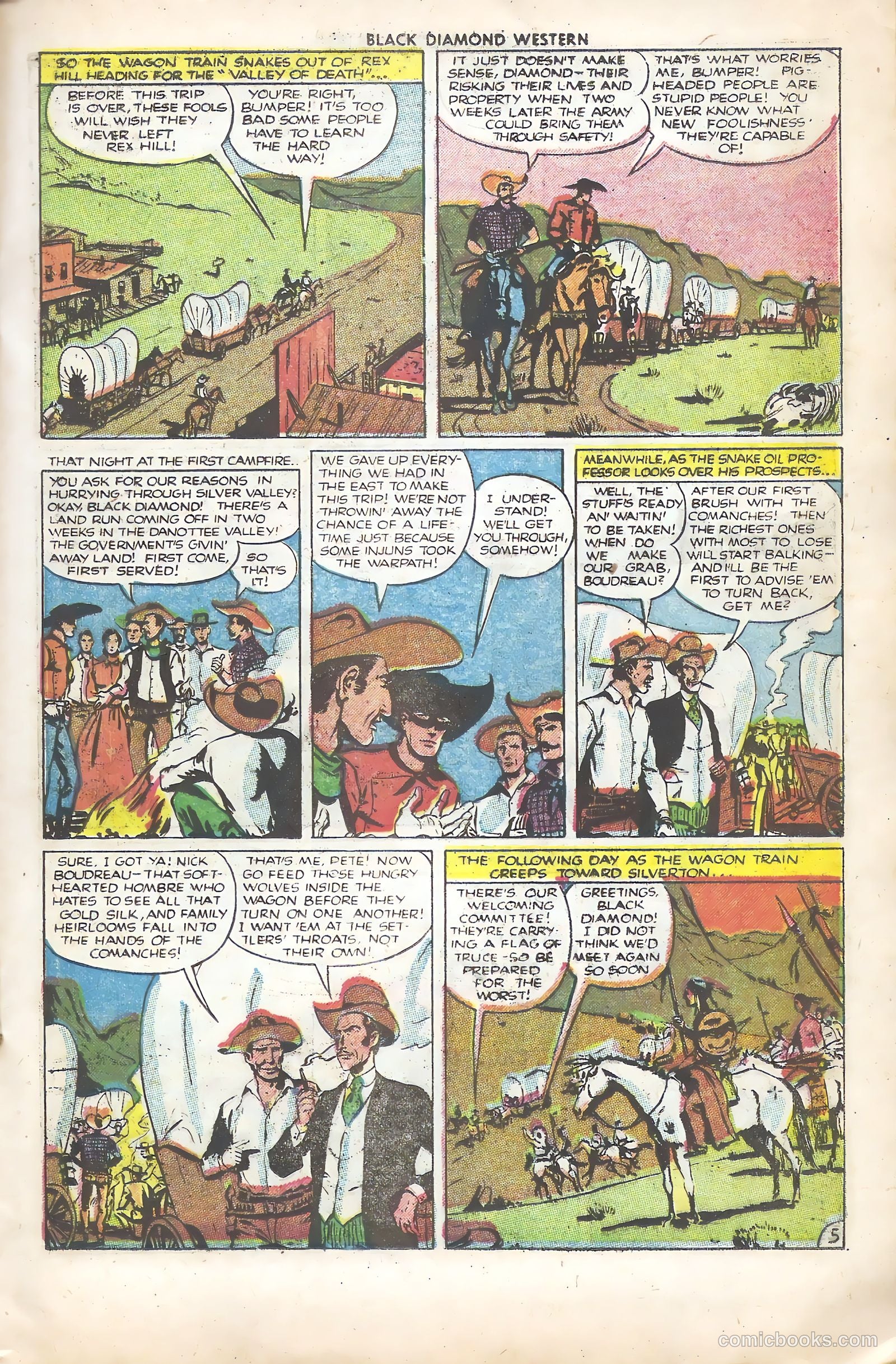 Black Diamond Western #33 (1952) — page 17 of 36