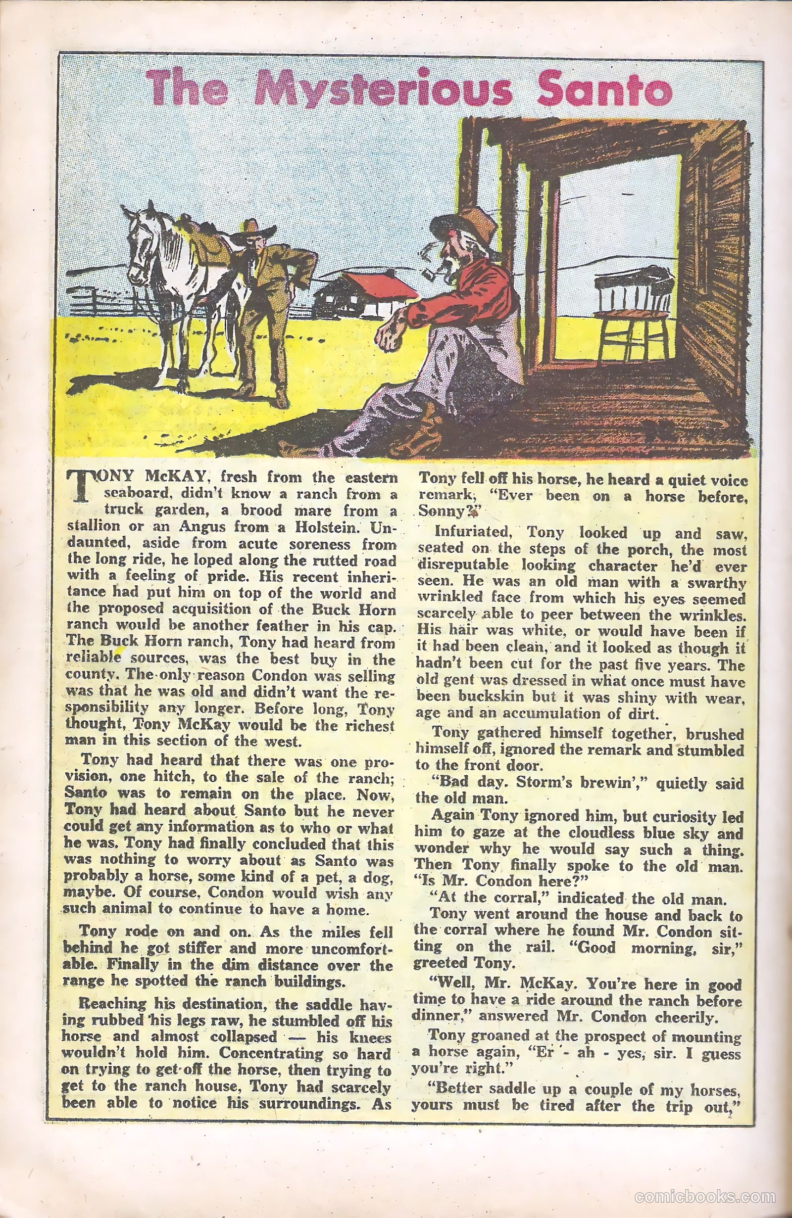 Black Diamond Western #33 (1952) — page 22 of 36