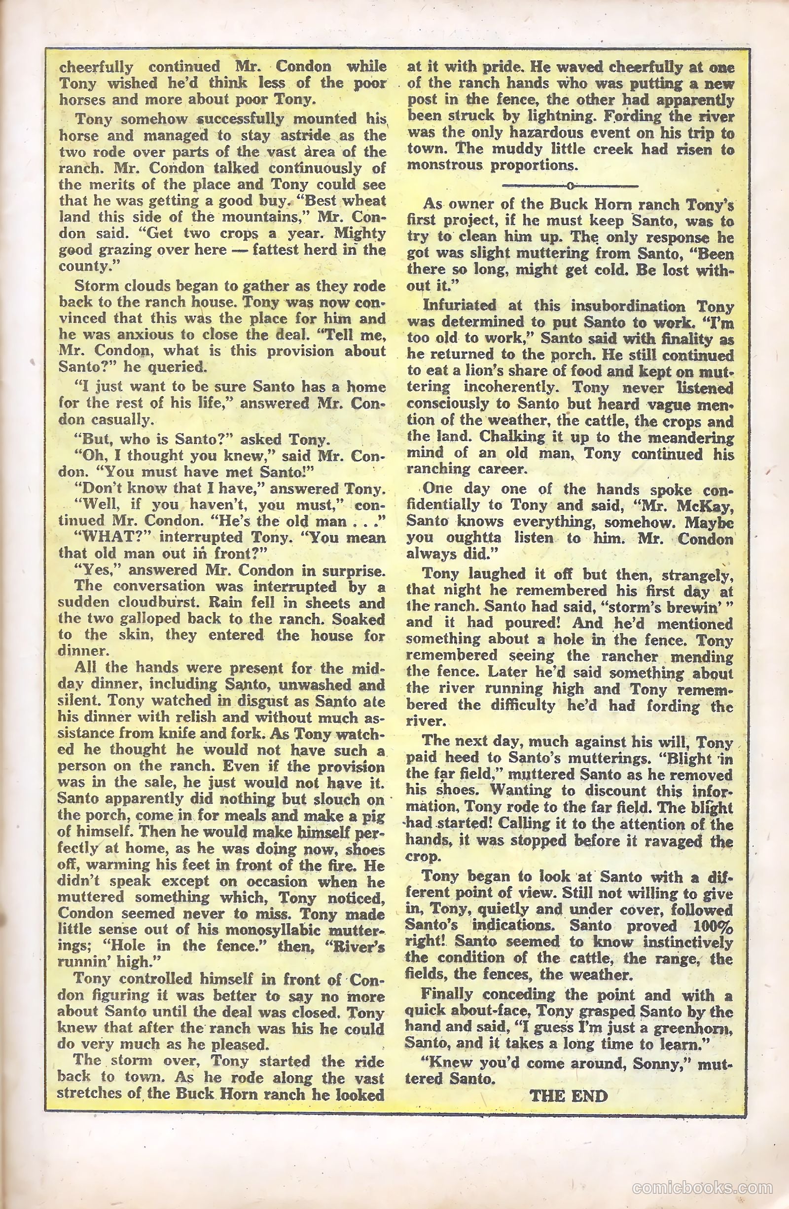 Black Diamond Western #33 (1952) — page 23 of 36