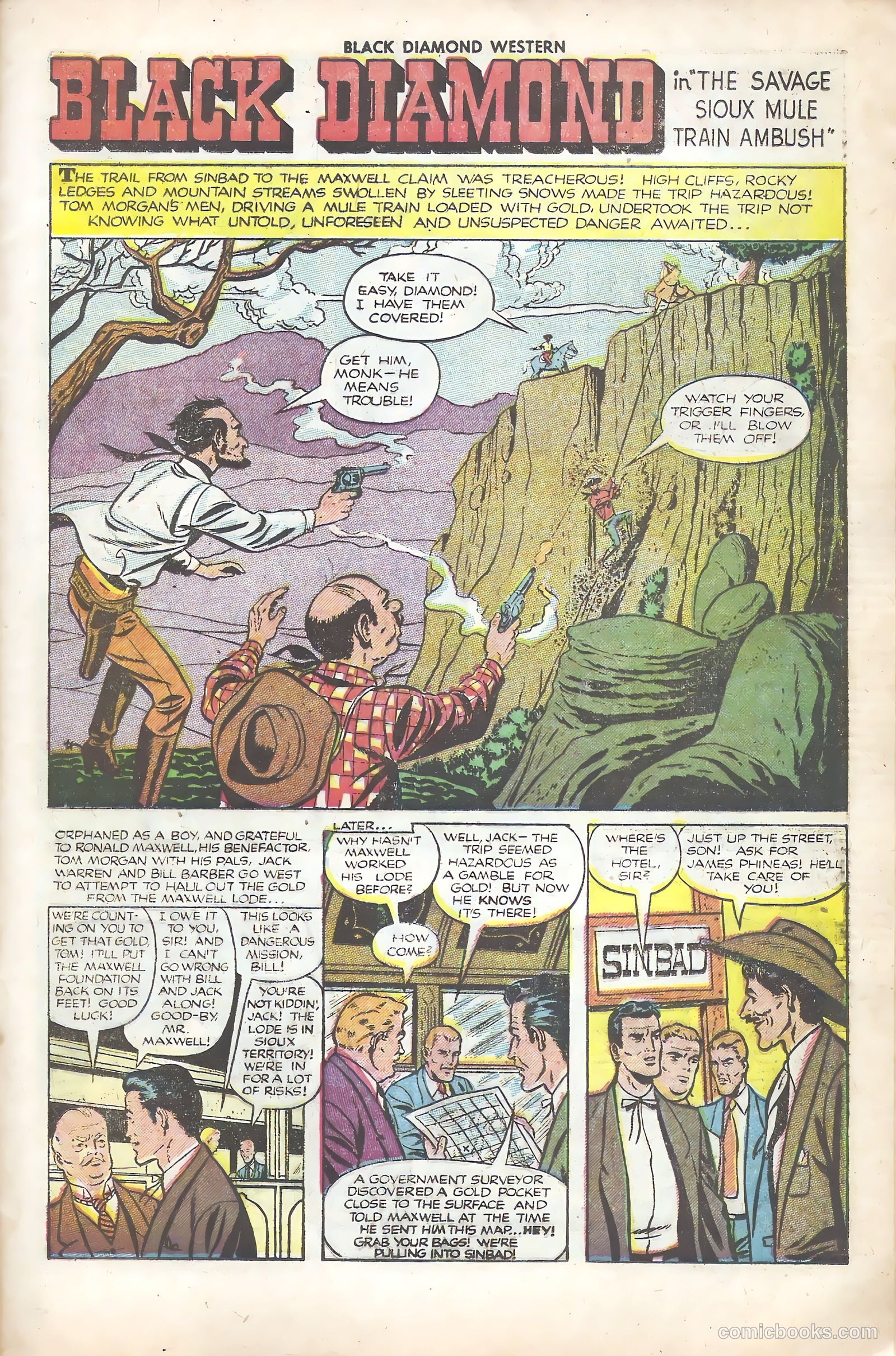 Black Diamond Western #33 (1952) — page 25 of 36