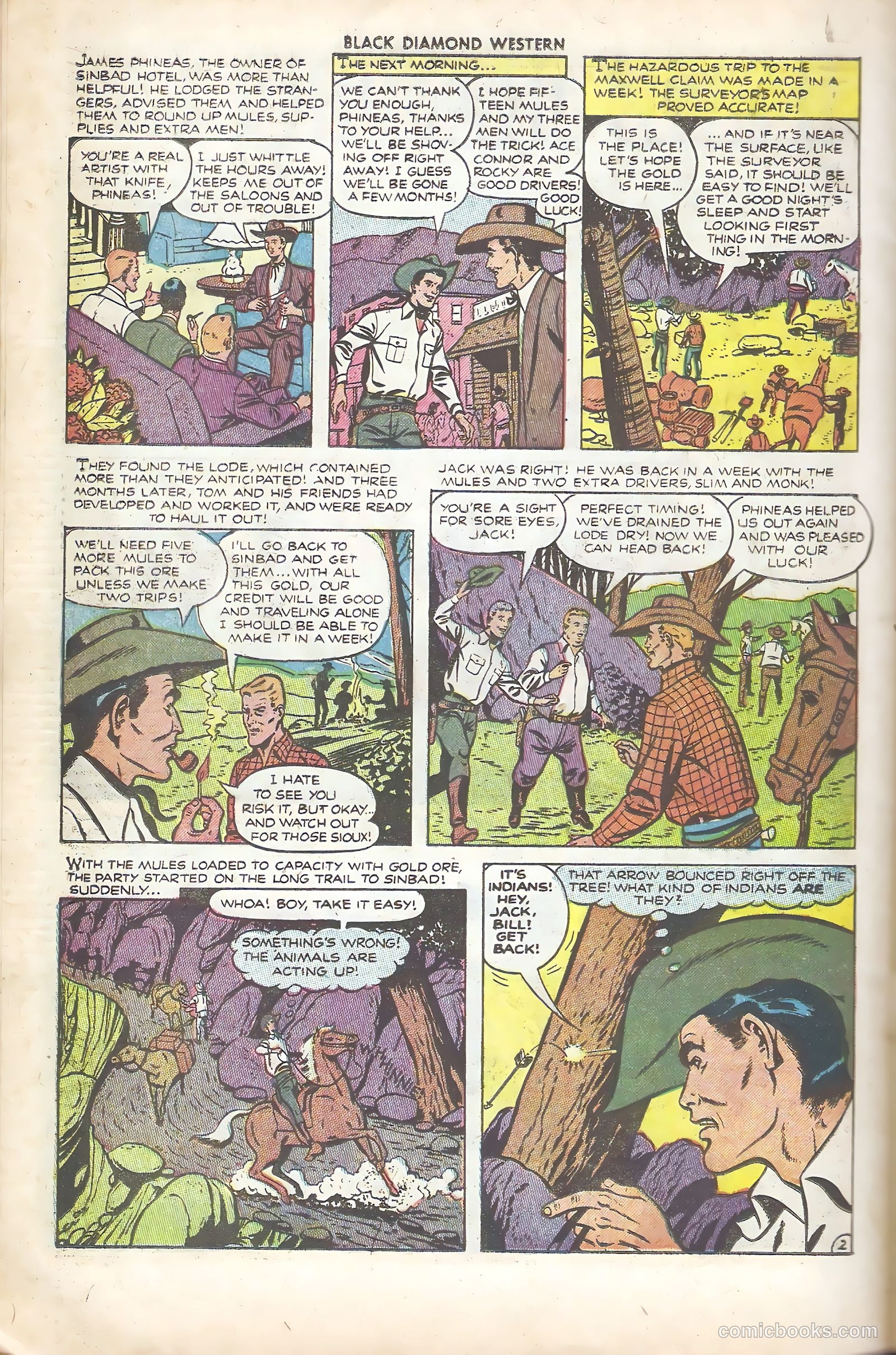 Black Diamond Western #33 (1952) — page 26 of 36
