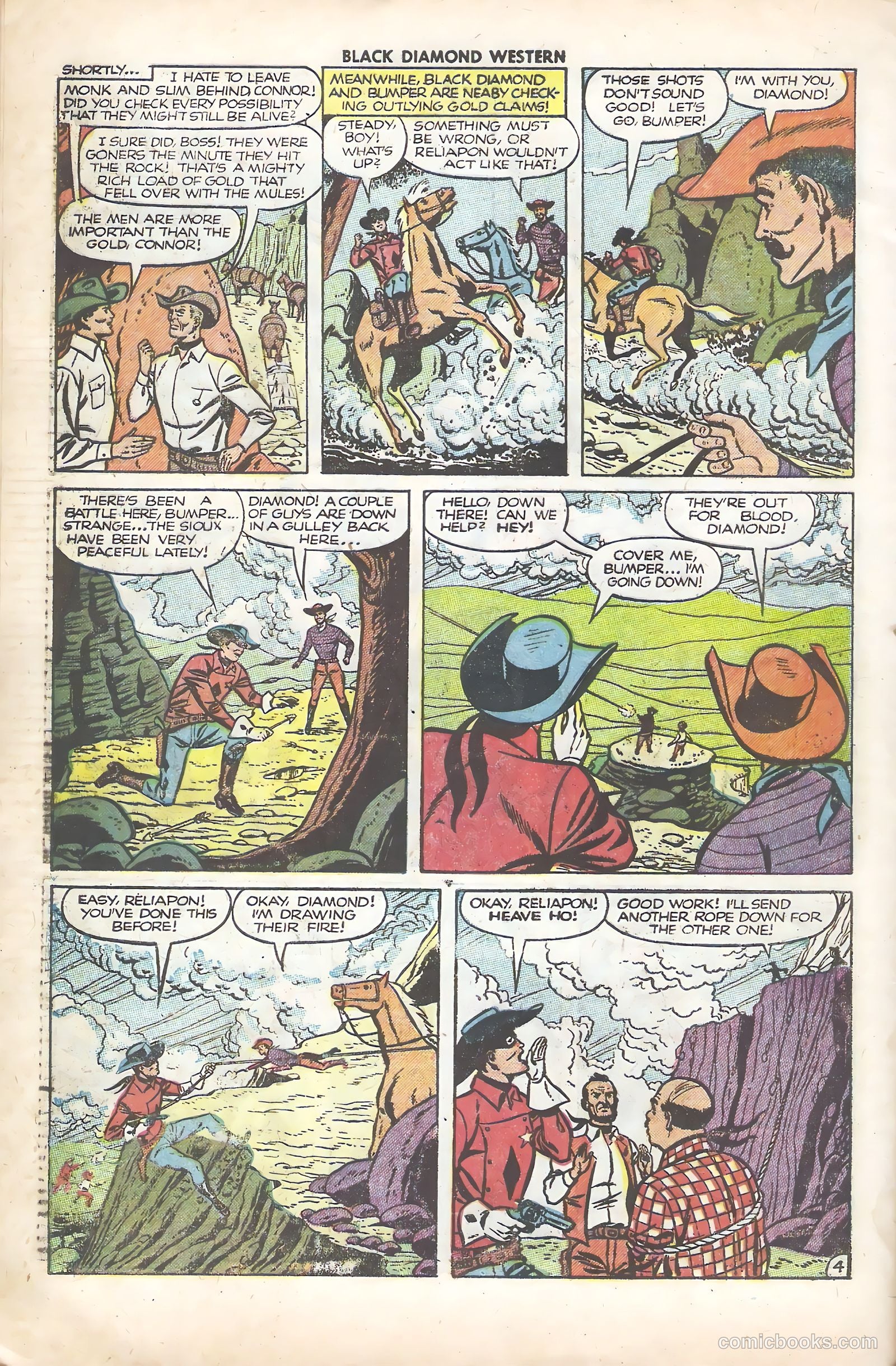 Black Diamond Western #33 (1952) — page 28 of 36