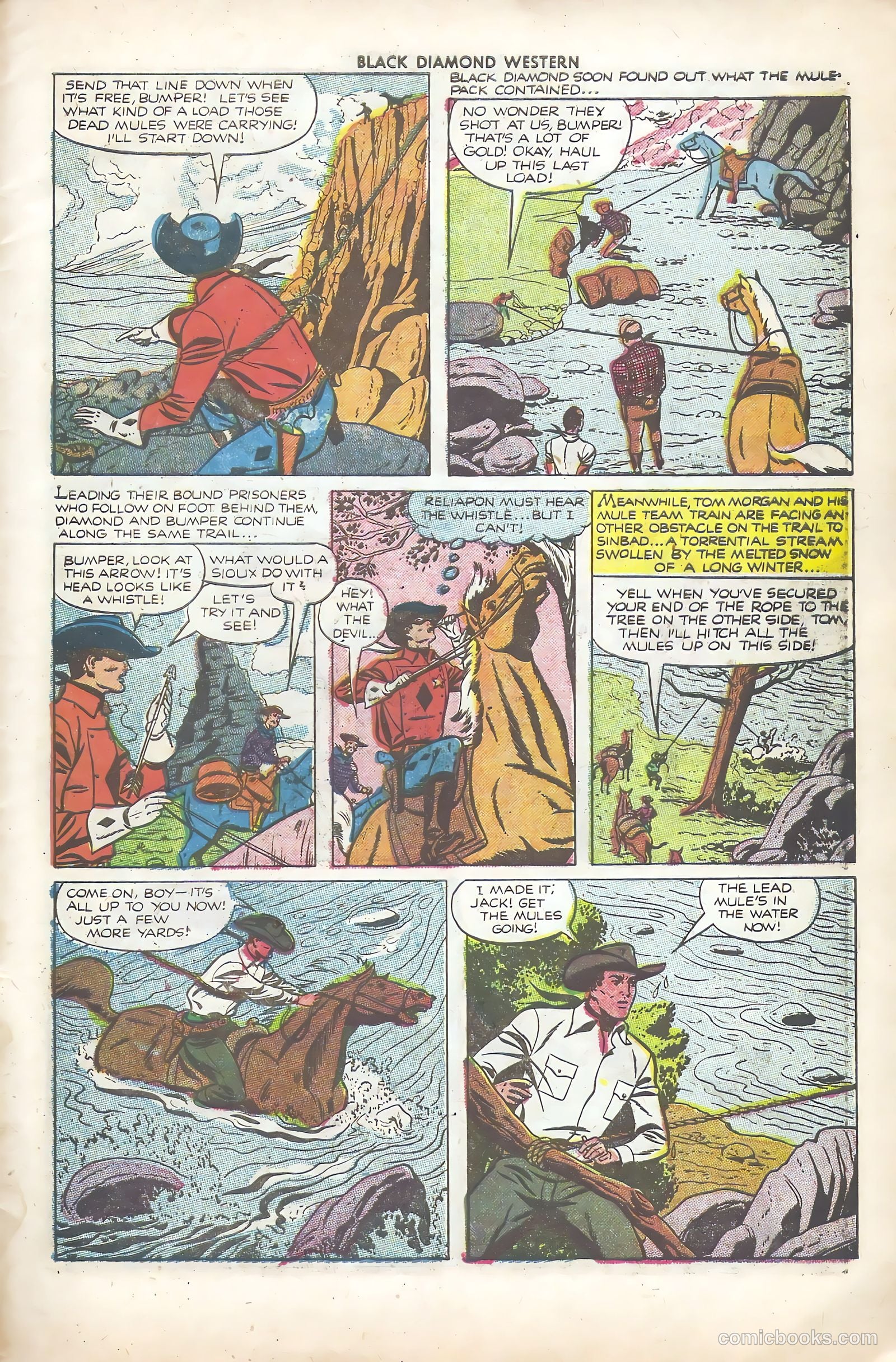 Black Diamond Western #33 (1952) — page 29 of 36