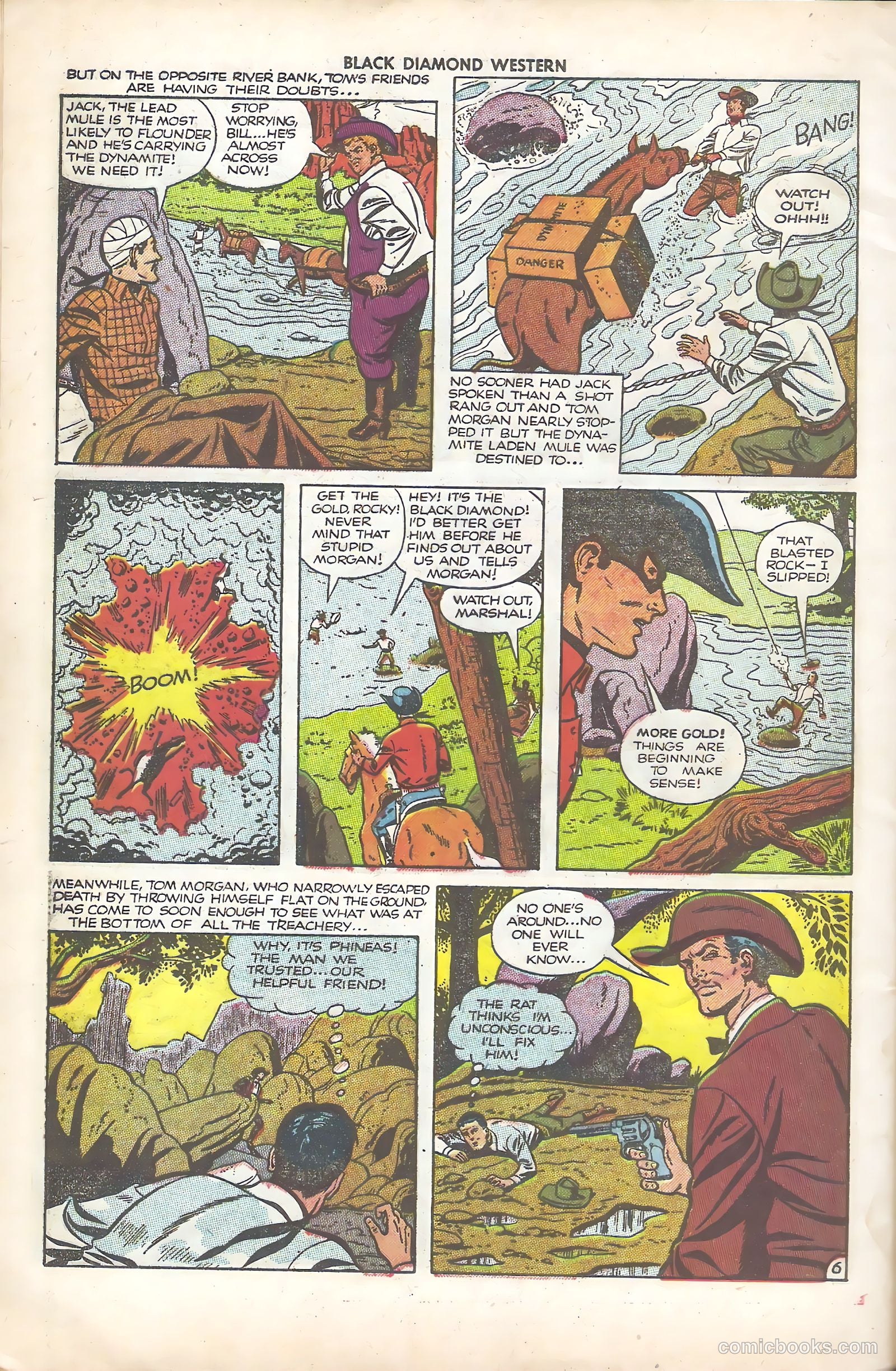 Black Diamond Western #33 (1952) — page 30 of 36