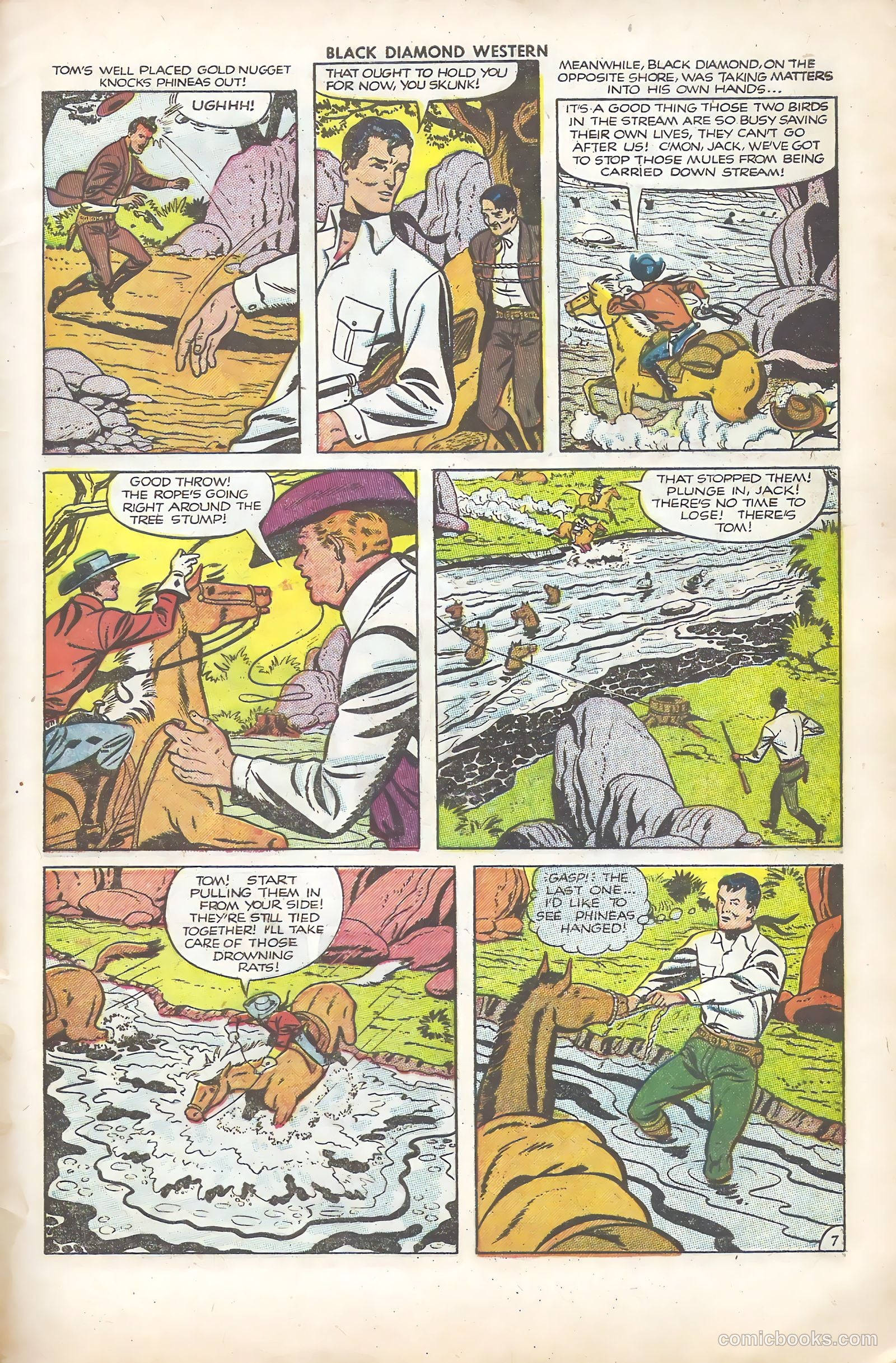 Black Diamond Western #33 (1952) — page 31 of 36