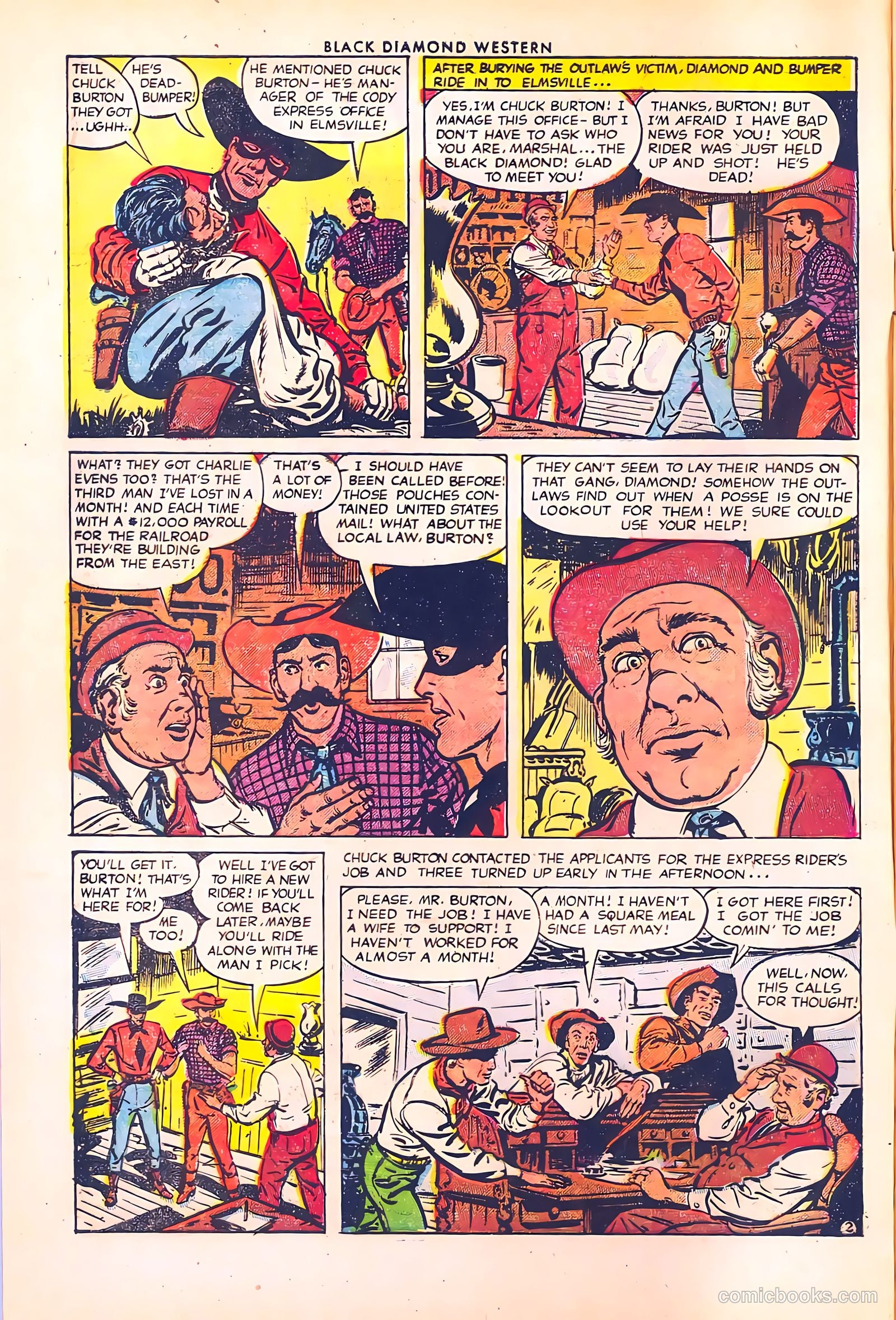 Black Diamond Western #34 (1952) — page 4 of 36