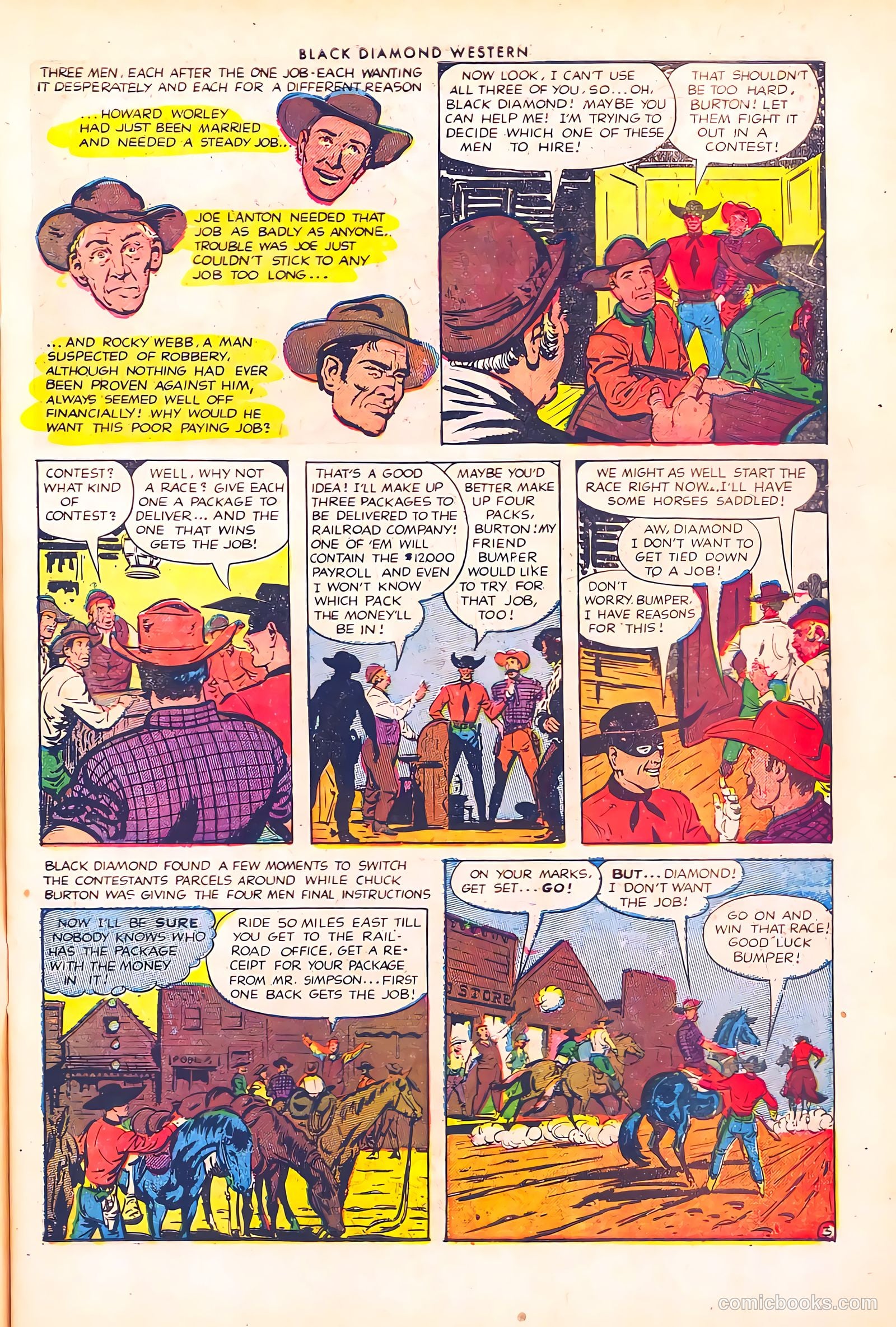 Black Diamond Western #34 (1952) — page 5 of 36