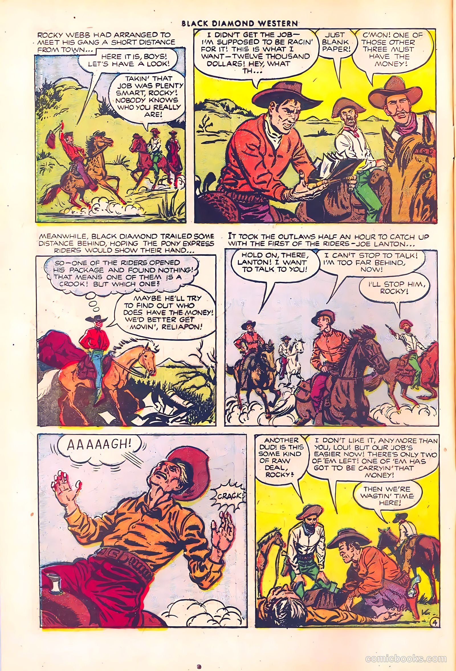 Black Diamond Western #34 (1952) — page 6 of 36