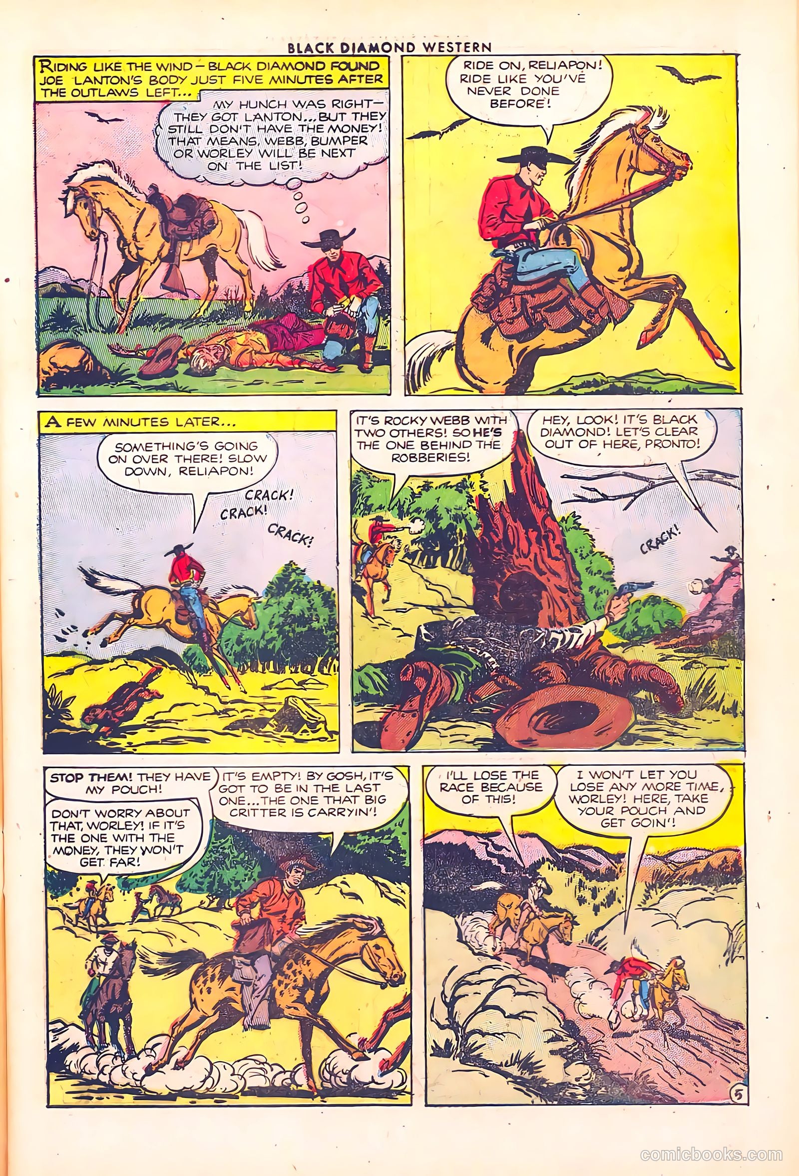 Black Diamond Western #34 (1952) — page 7 of 36