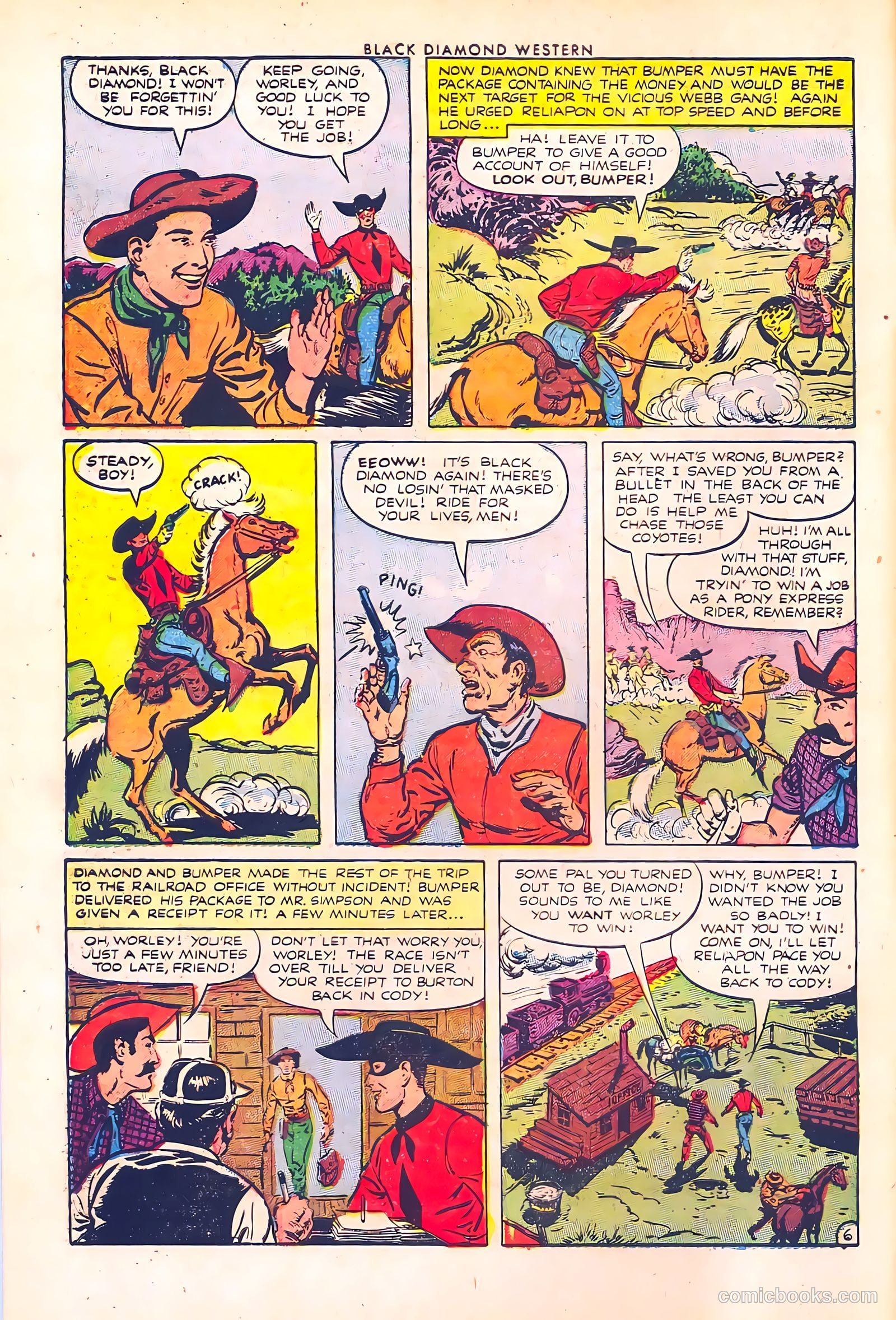 Black Diamond Western #34 (1952) — page 8 of 36