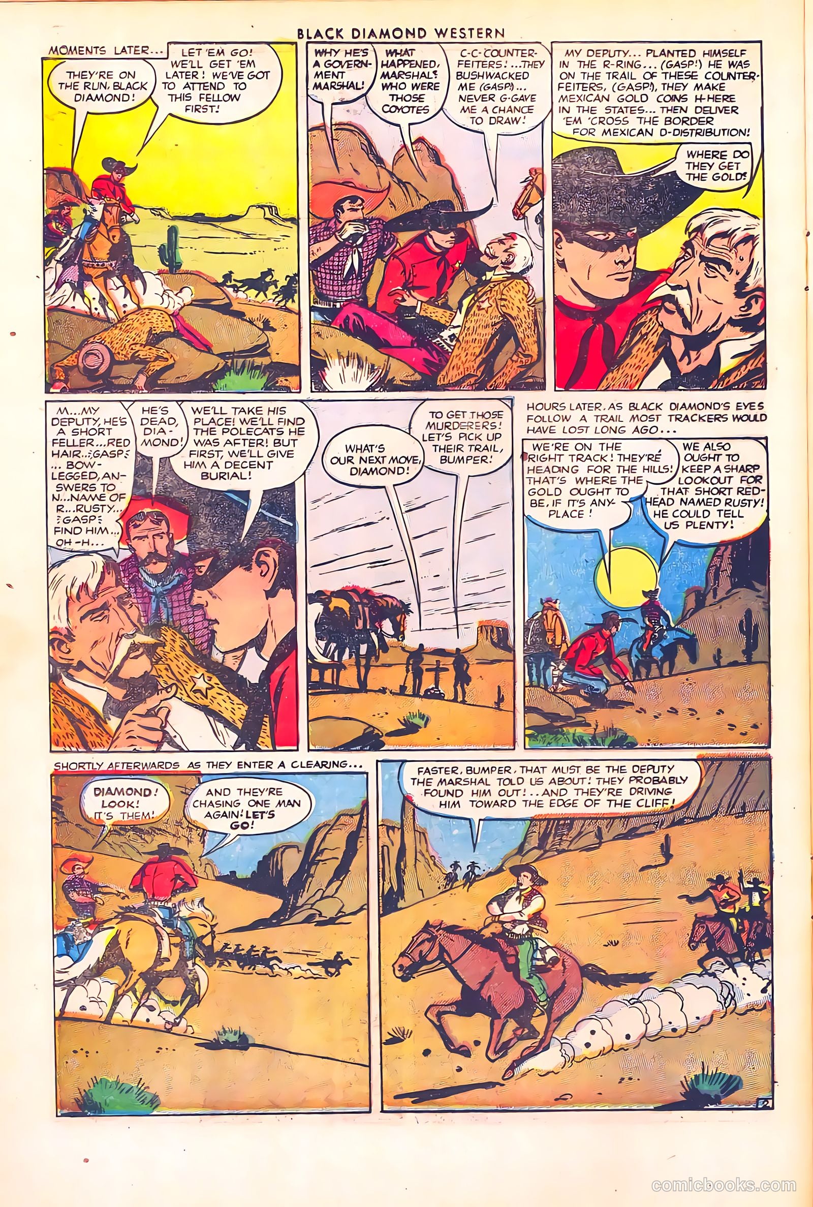 Black Diamond Western #34 (1952) — page 14 of 36