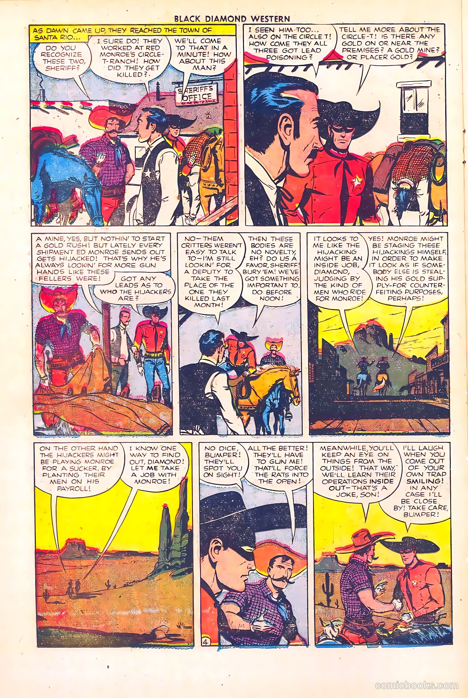 Black Diamond Western #34 (1952) — page 16 of 36