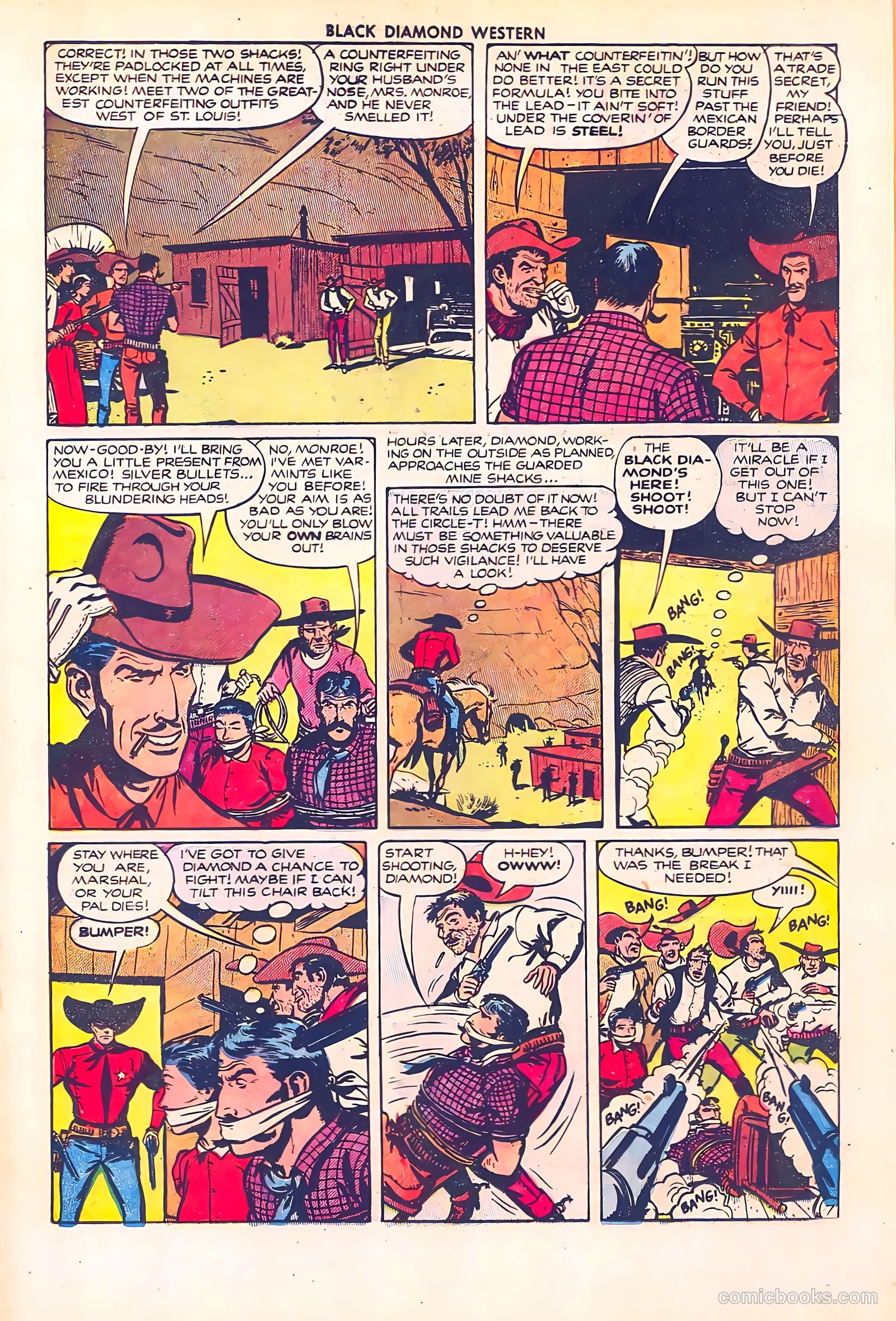 Black Diamond Western #34 (1952) — page 19 of 36