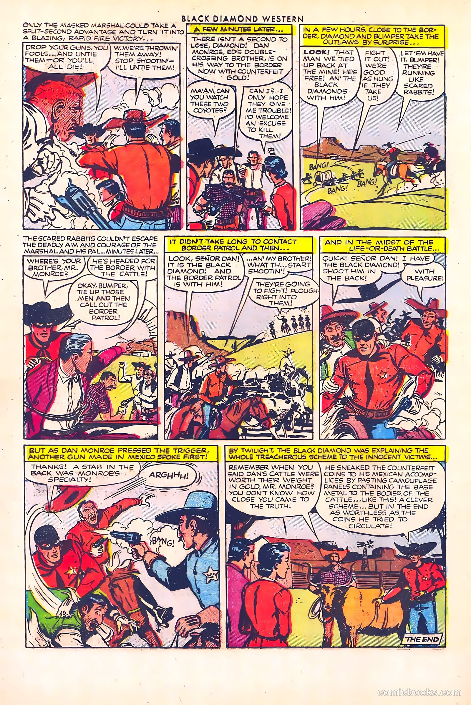 Black Diamond Western #34 (1952) — page 20 of 36