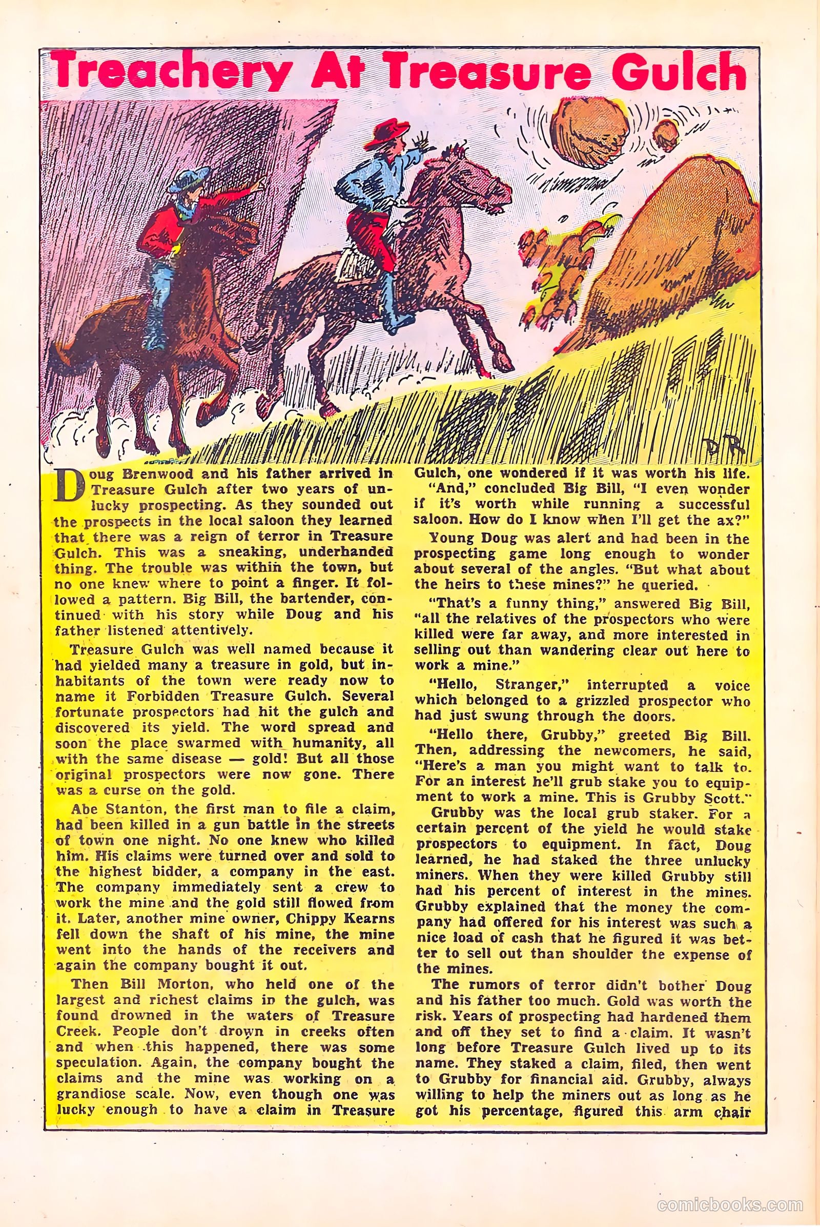 Black Diamond Western #34 (1952) — page 22 of 36