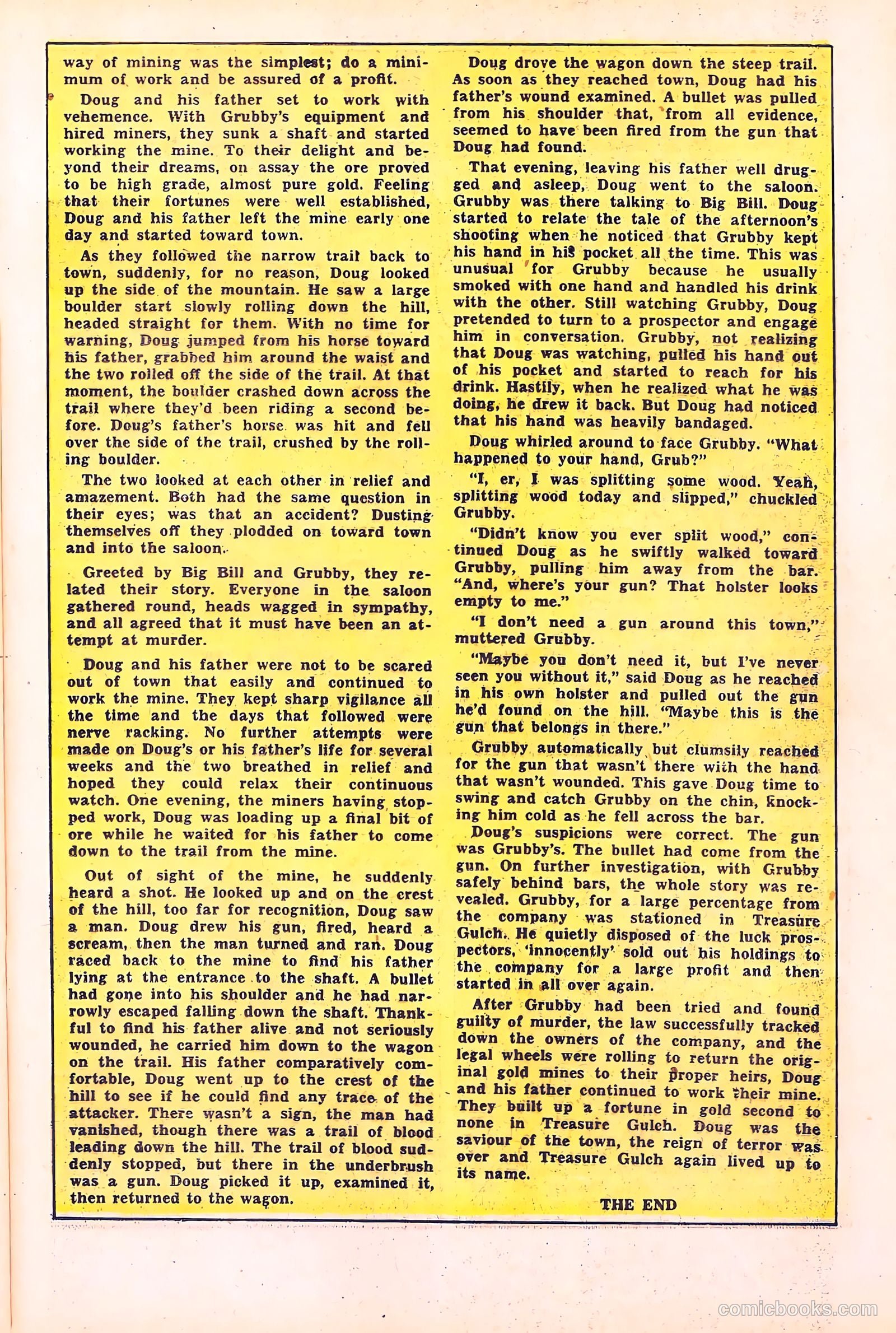 Black Diamond Western #34 (1952) — page 23 of 36