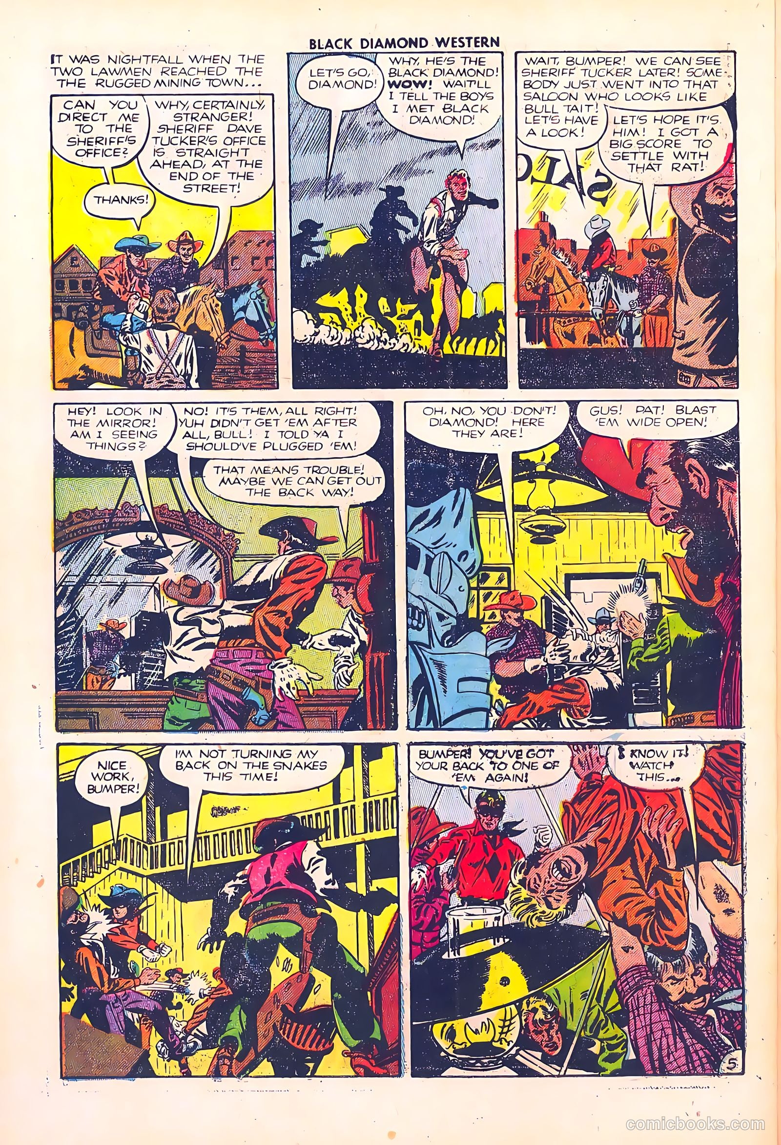 Black Diamond Western #34 (1952) — page 28 of 36