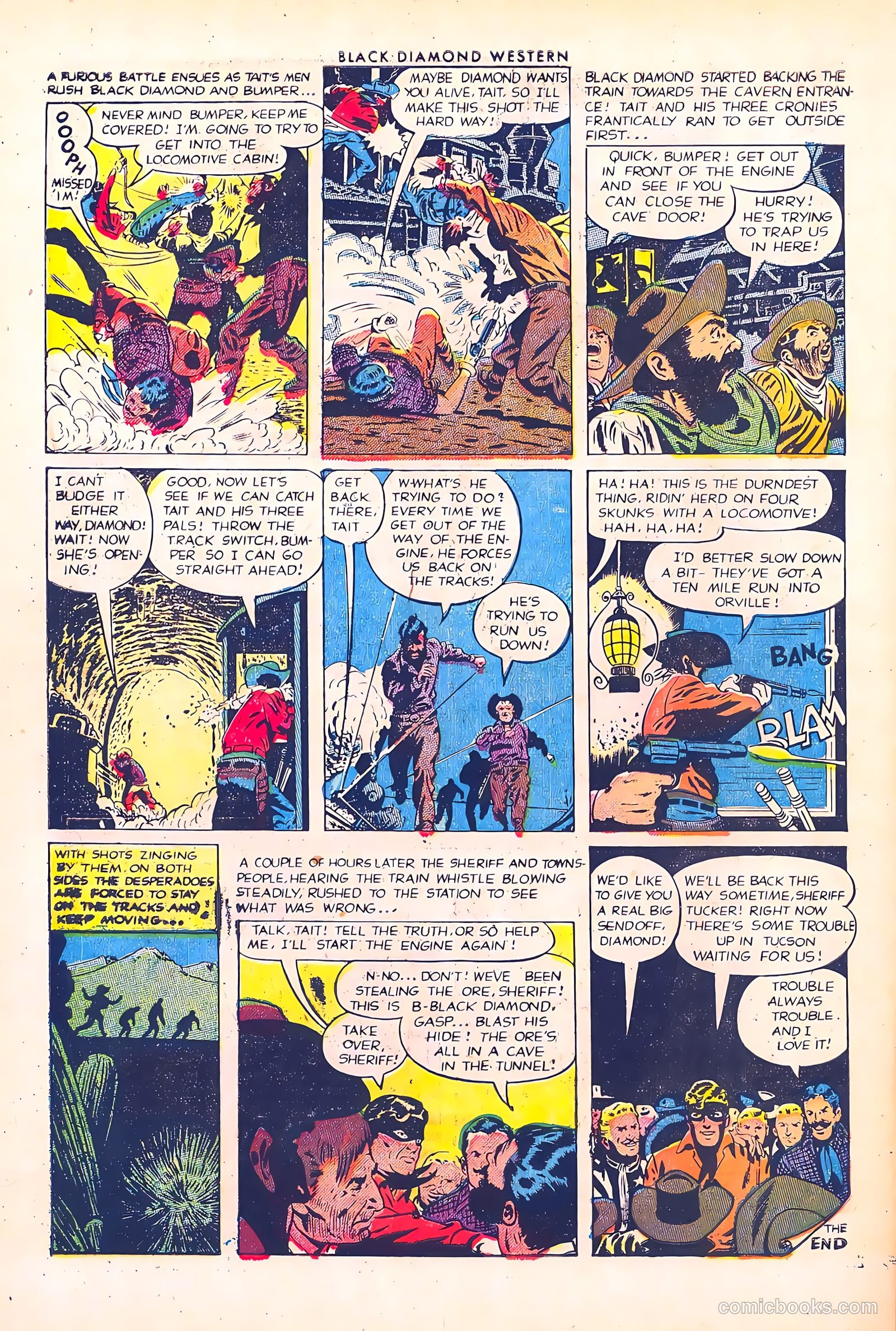 Black Diamond Western #34 (1952) — page 32 of 36