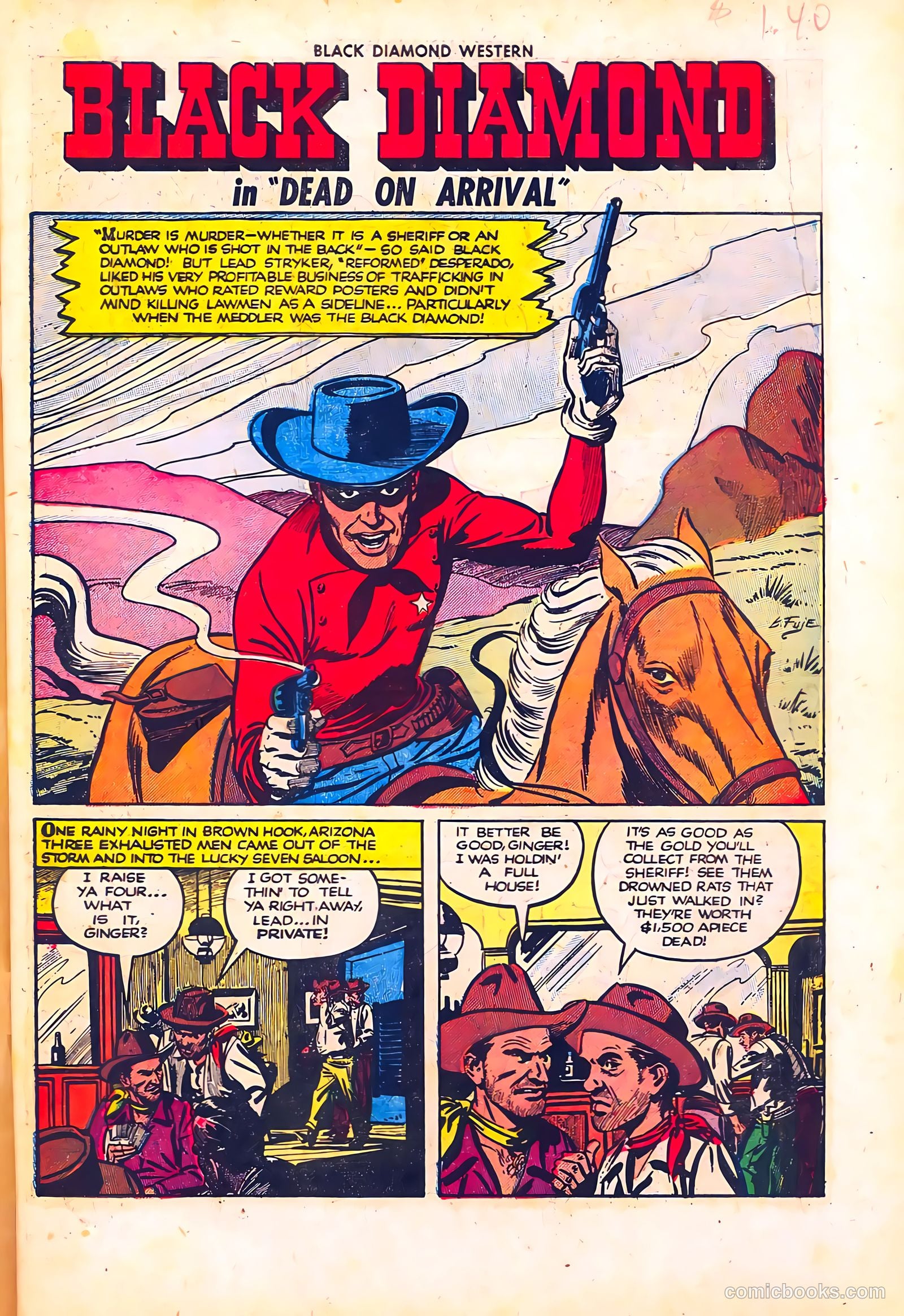 Black Diamond Western #35 (1952) — page 3 of 37