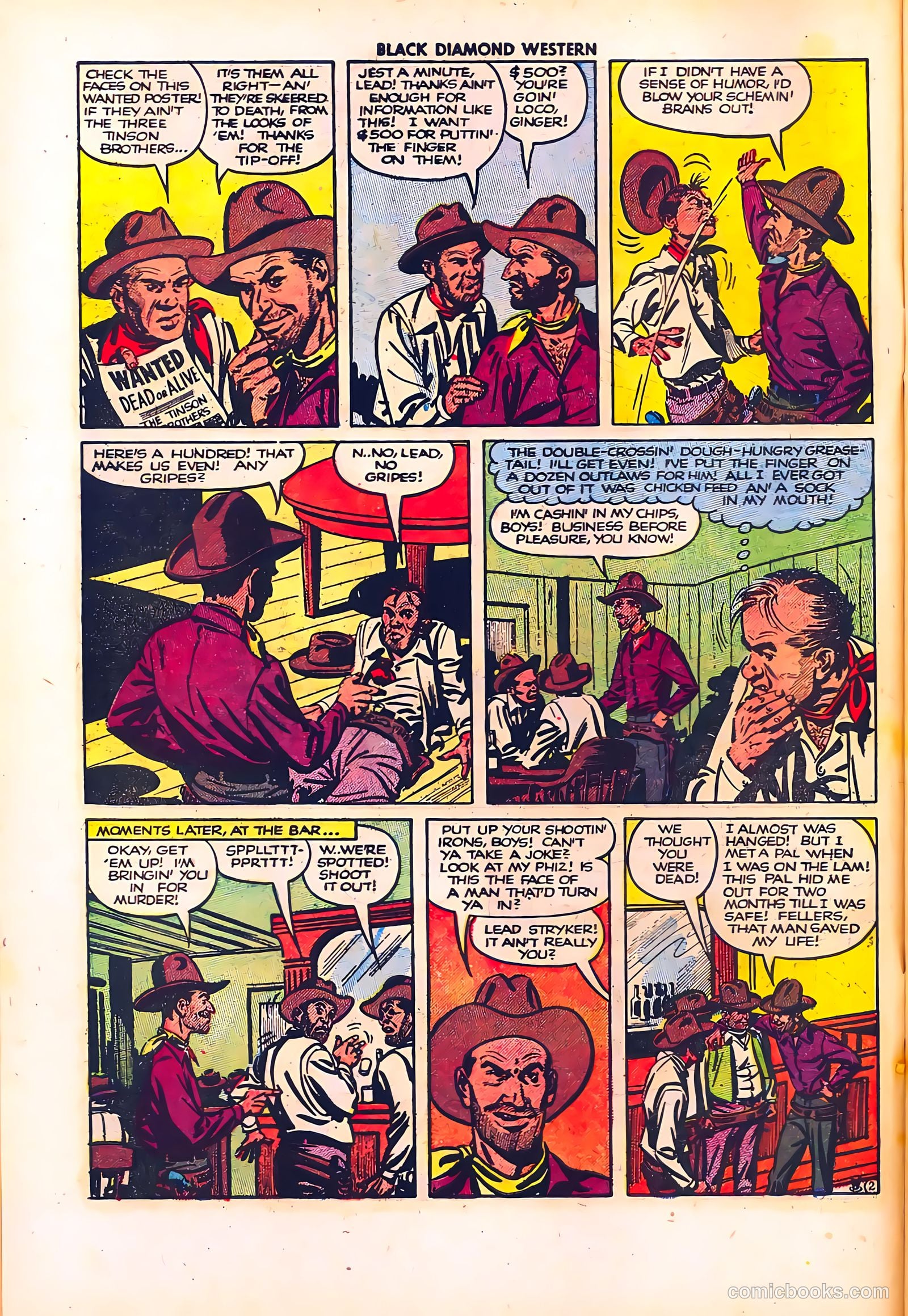Black Diamond Western #35 (1952) — page 4 of 37
