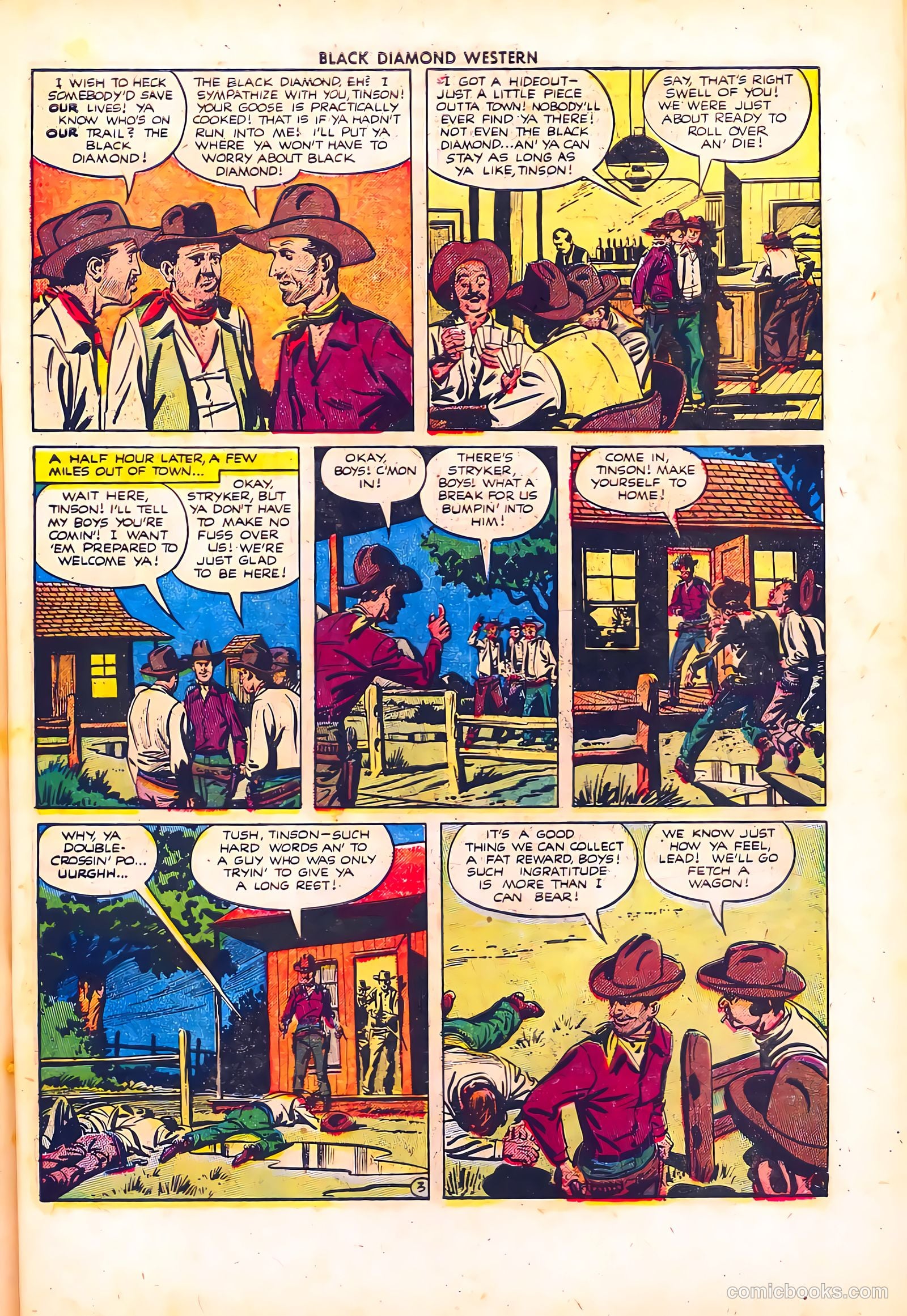 Black Diamond Western #35 (1952) — page 5 of 37