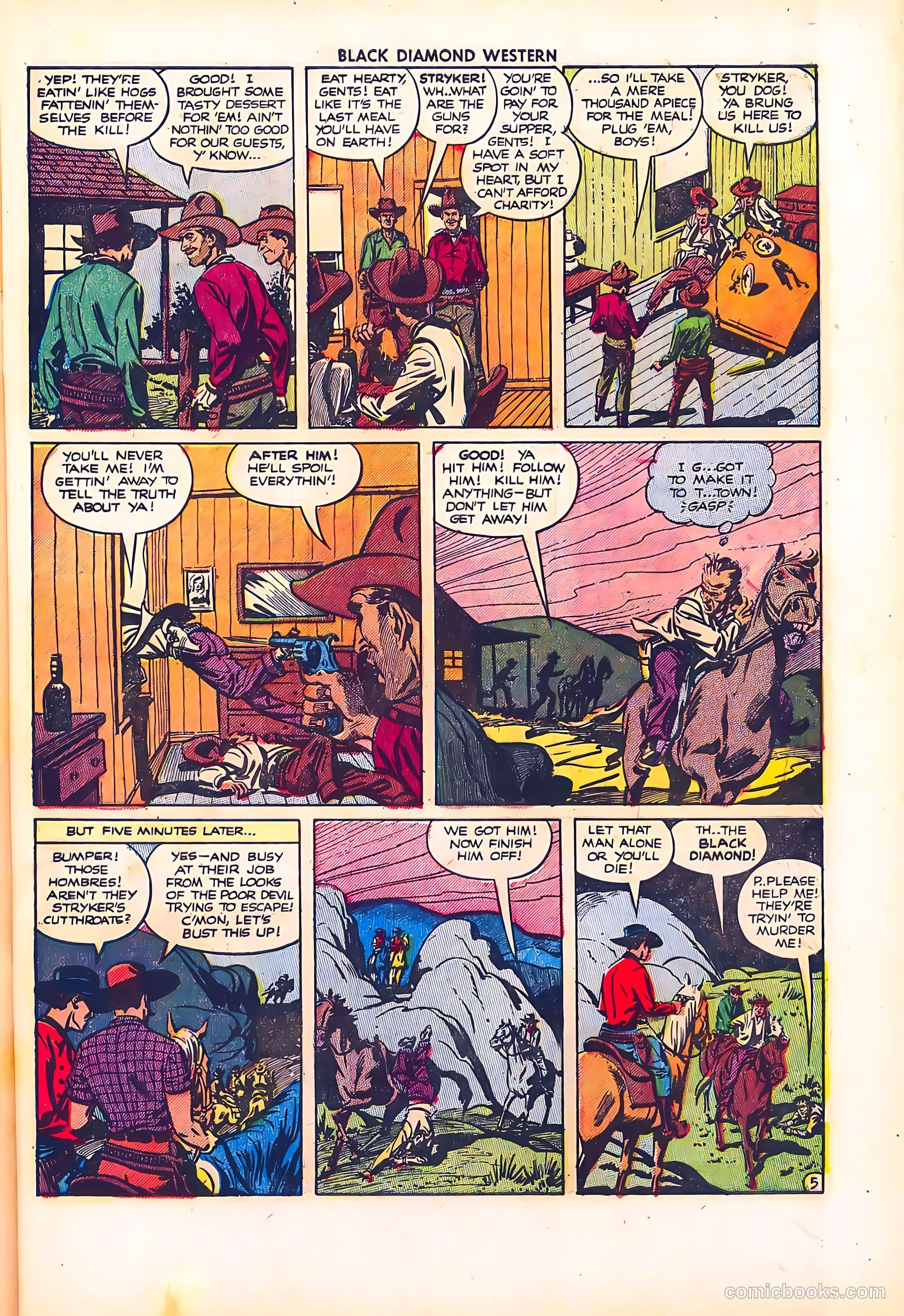 Black Diamond Western #35 (1952) — page 7 of 37