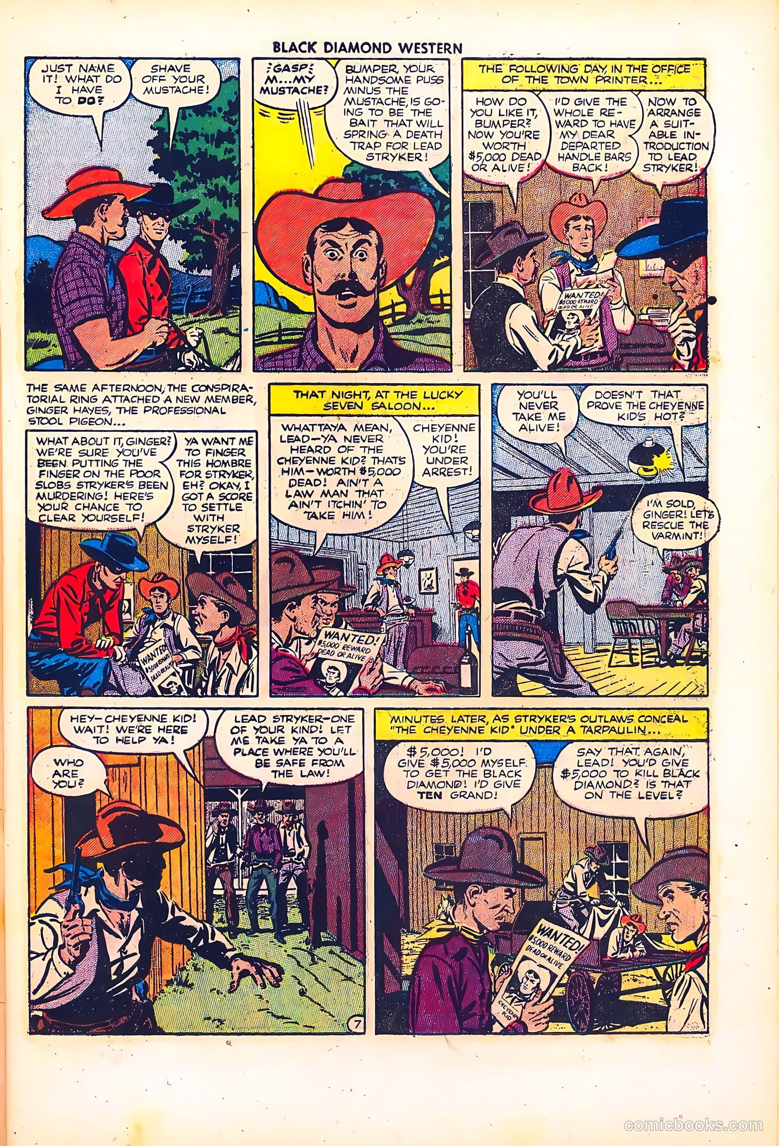 Black Diamond Western #35 (1952) — page 9 of 37