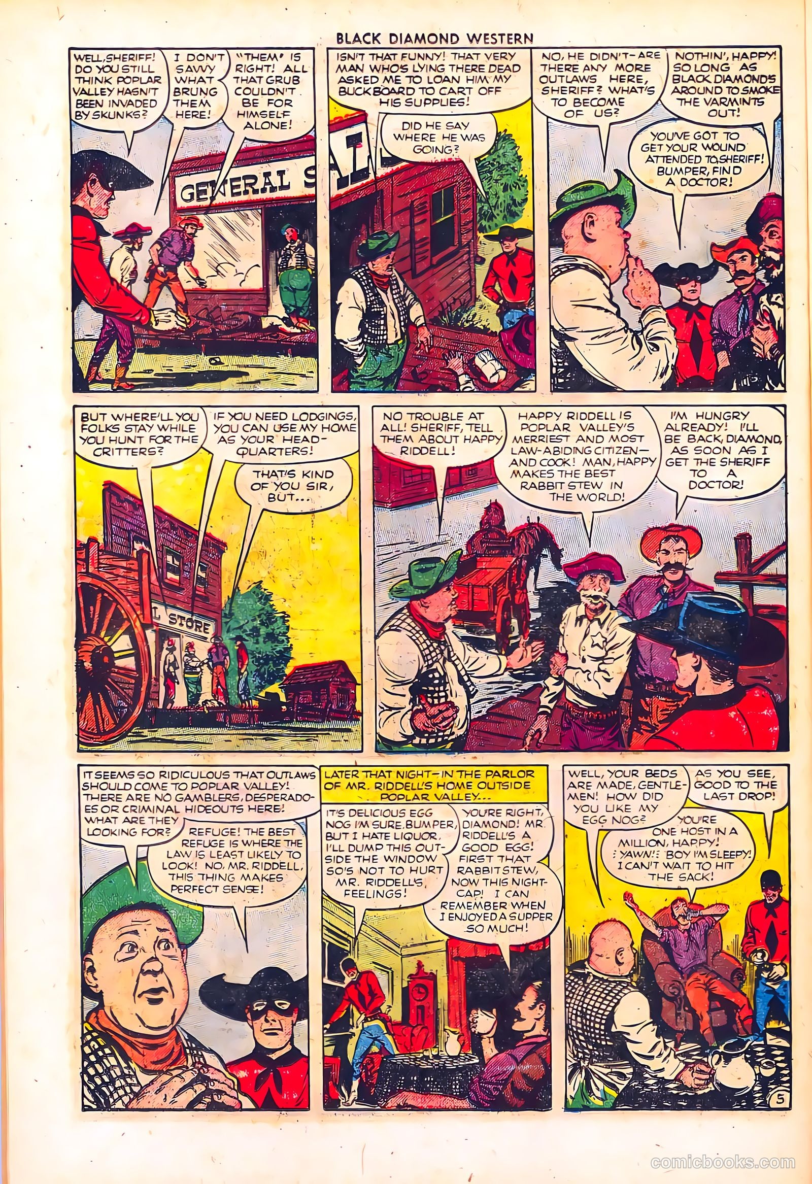 Black Diamond Western #35 (1952) — page 16 of 37