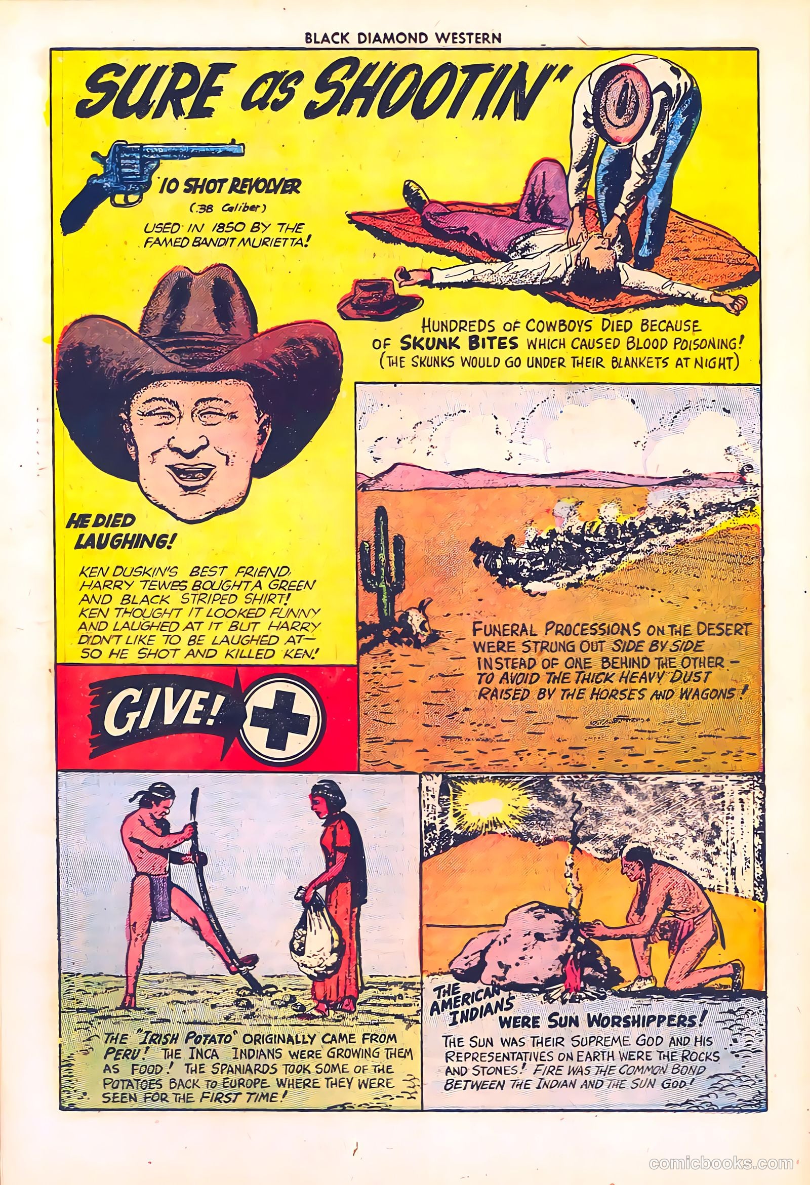 Black Diamond Western #35 (1952) — page 22 of 37