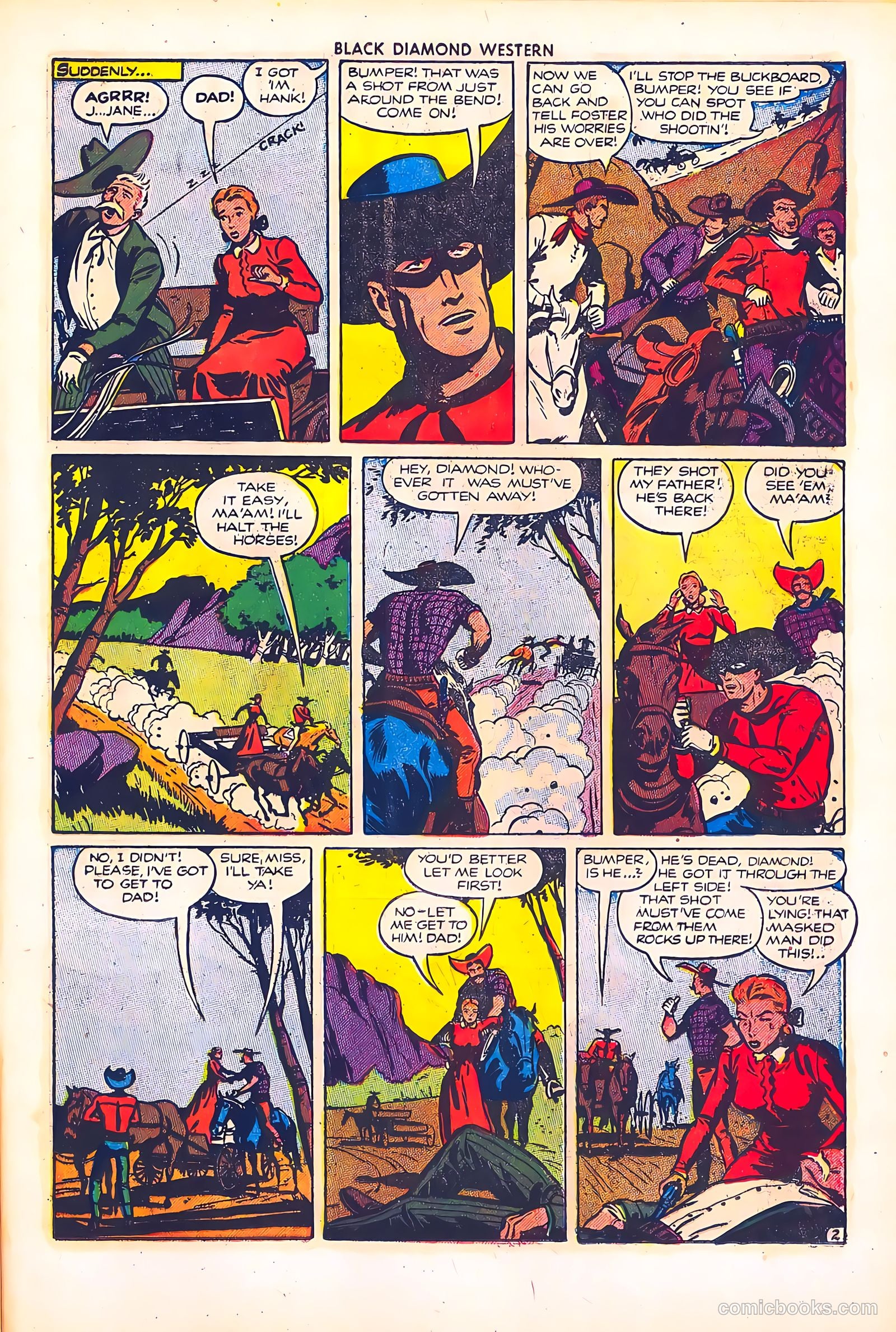 Black Diamond Western #35 (1952) — page 25 of 37