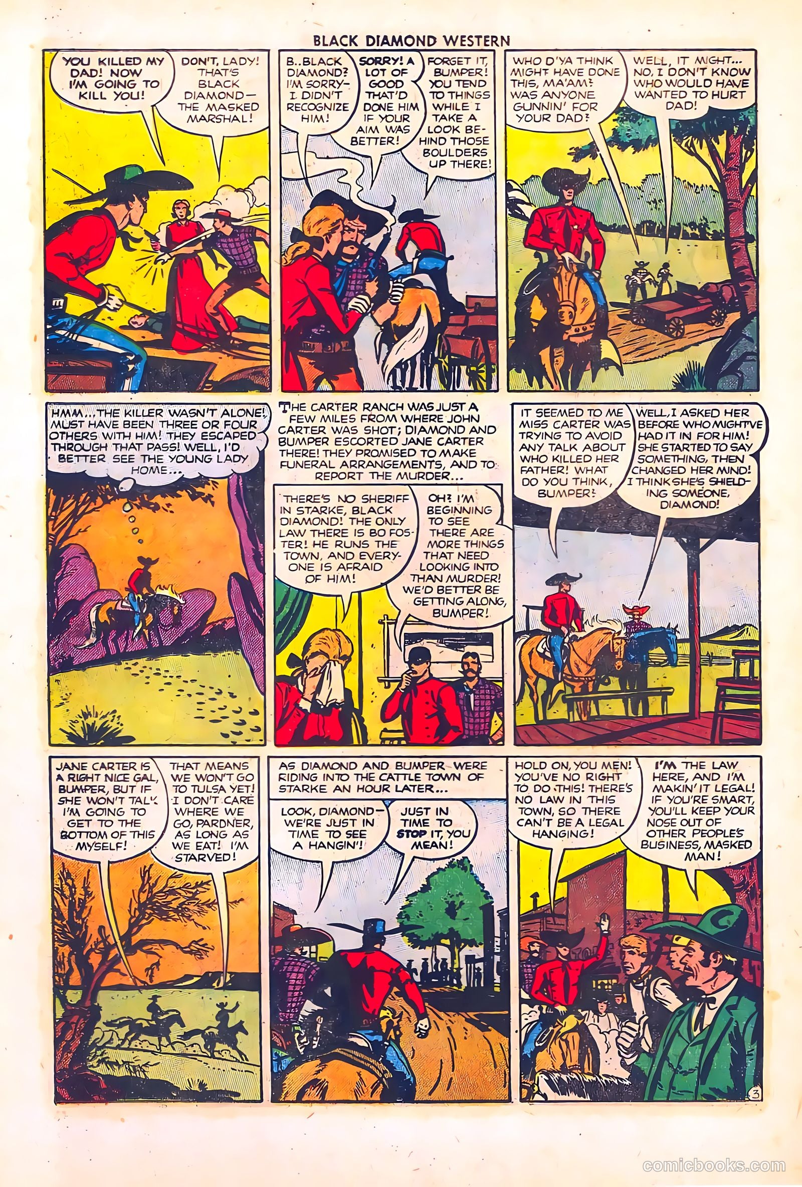 Black Diamond Western #35 (1952) — page 26 of 37