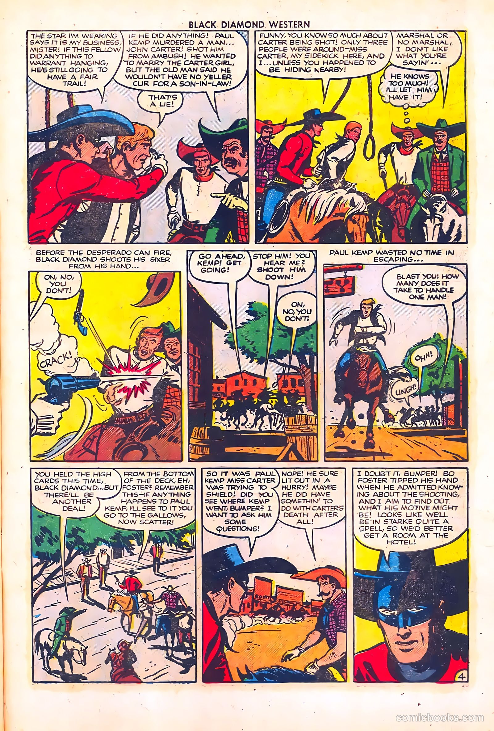 Black Diamond Western #35 (1952) — page 27 of 37