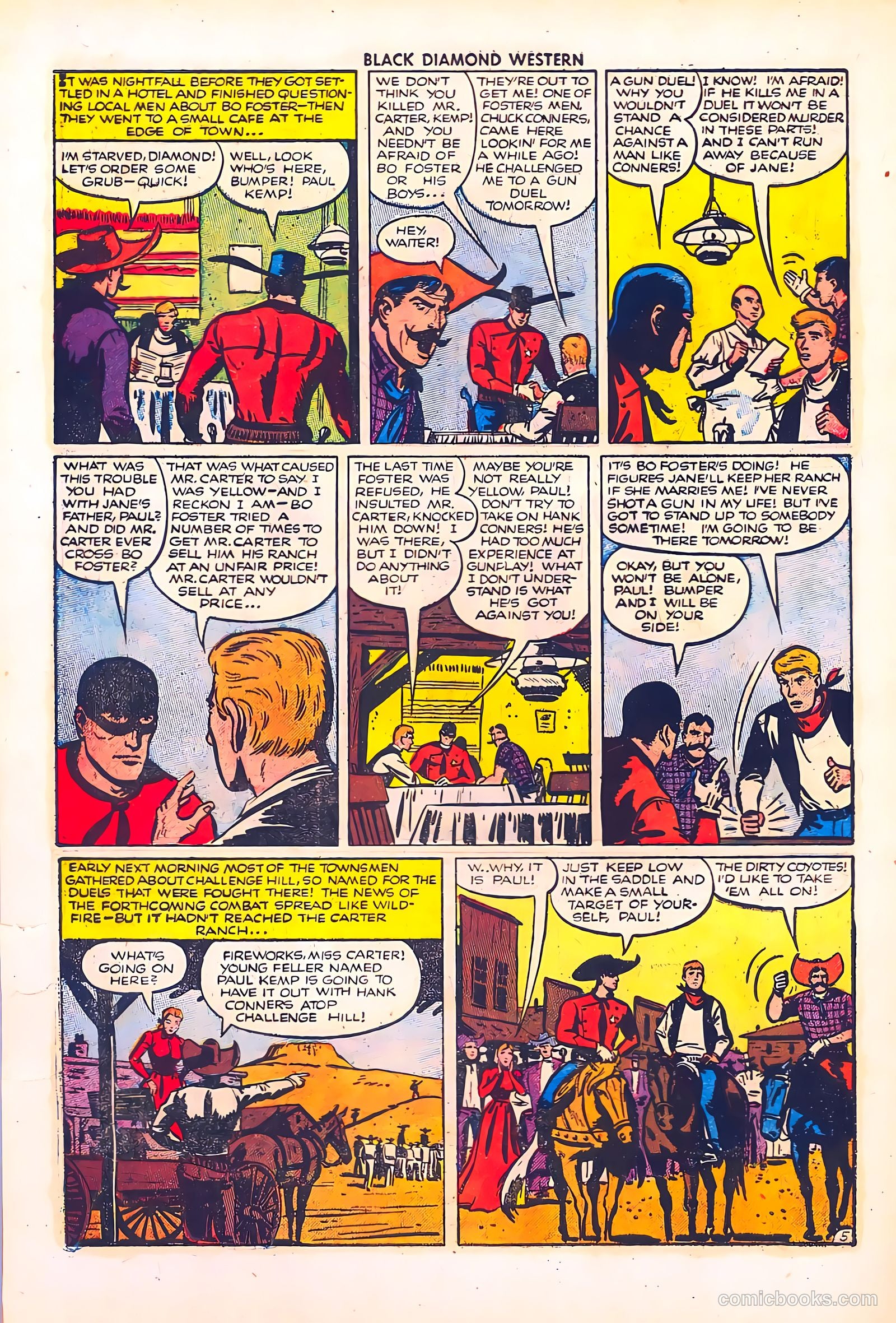 Black Diamond Western #35 (1952) — page 28 of 37
