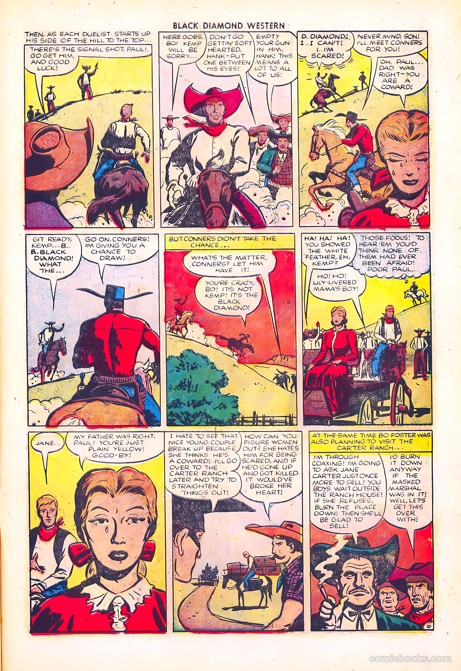 Black Diamond Western #35 (1952) — page 29 of 37