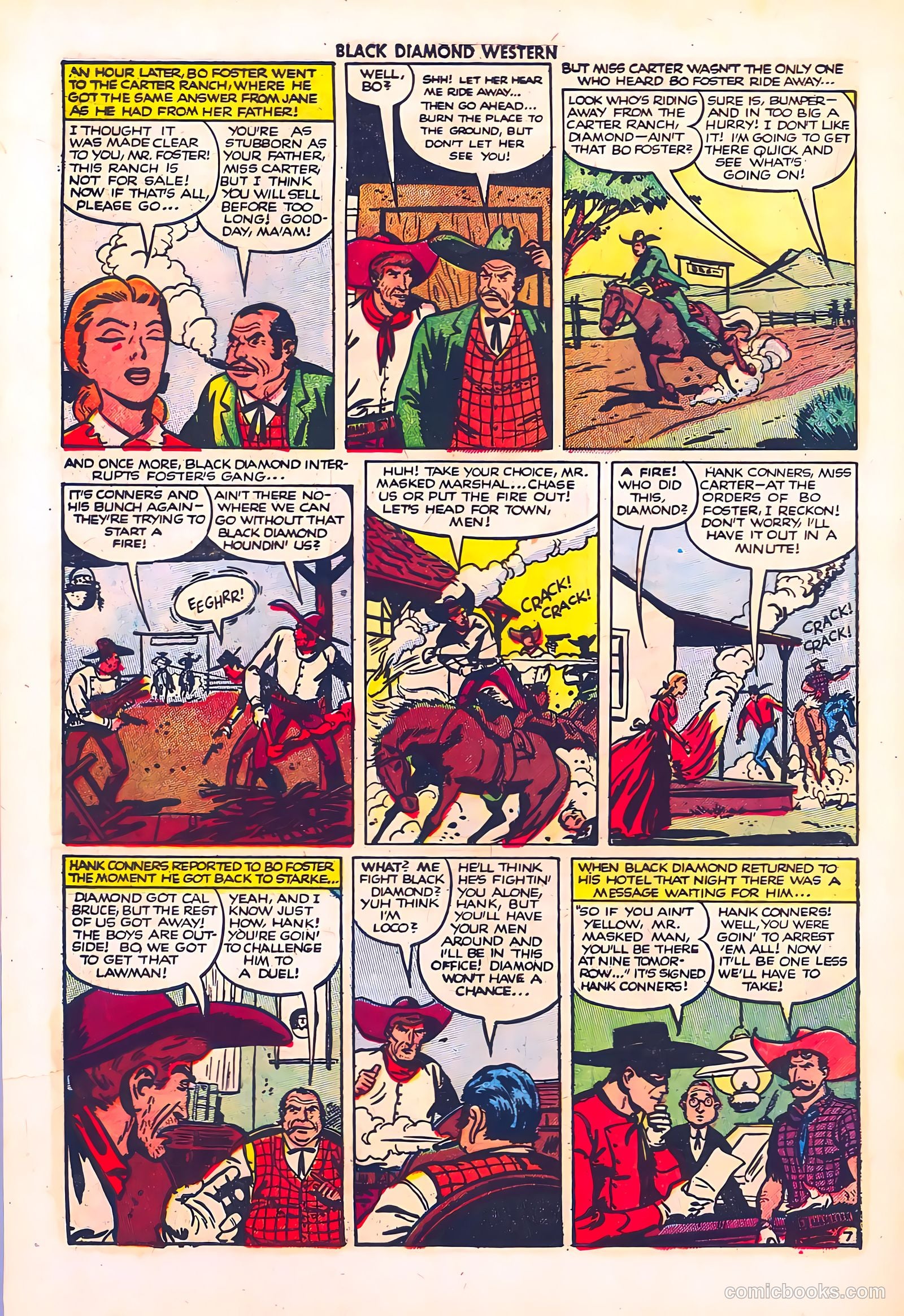 Black Diamond Western #35 (1952) — page 30 of 37