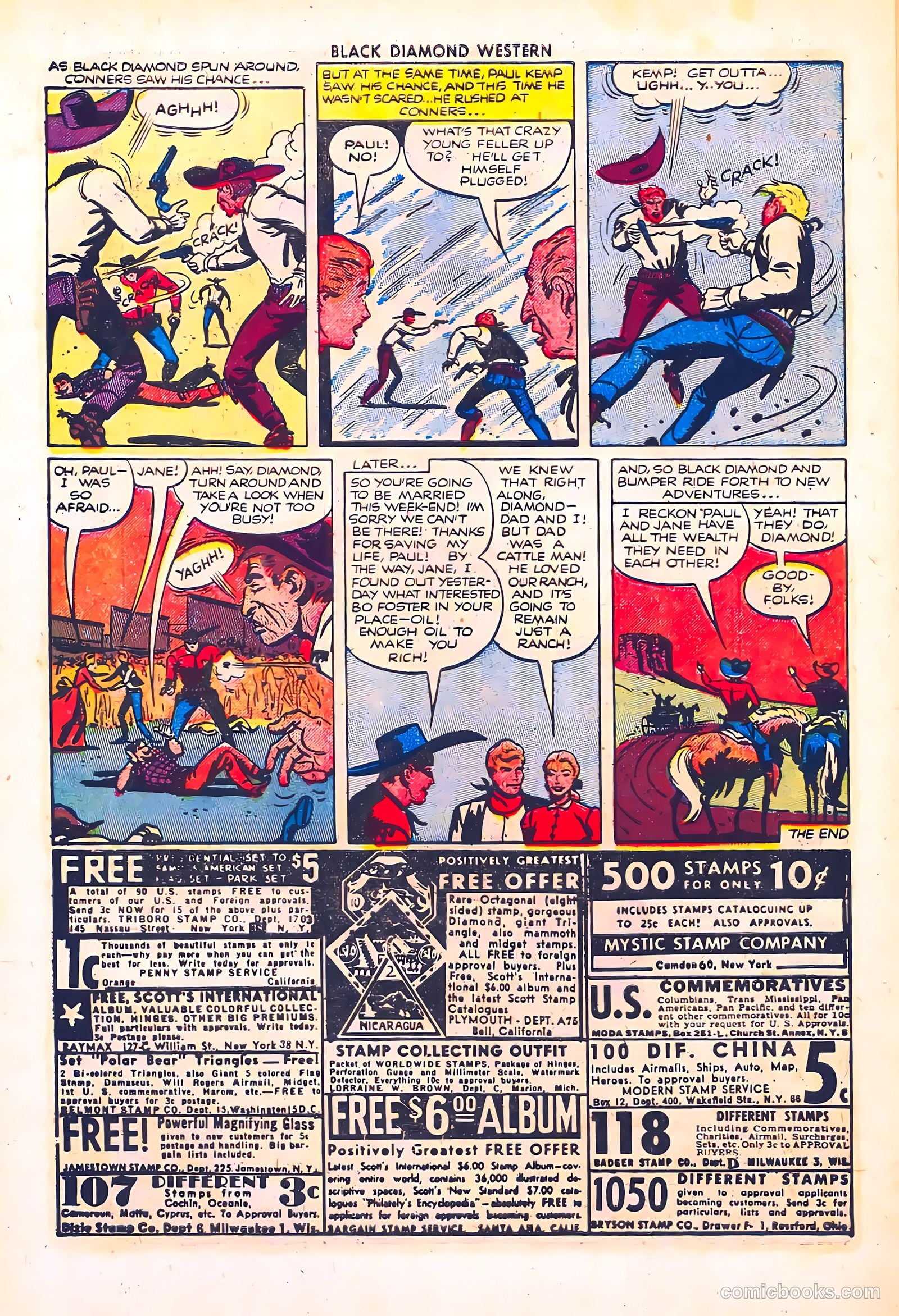 Black Diamond Western #35 (1952) — page 32 of 37