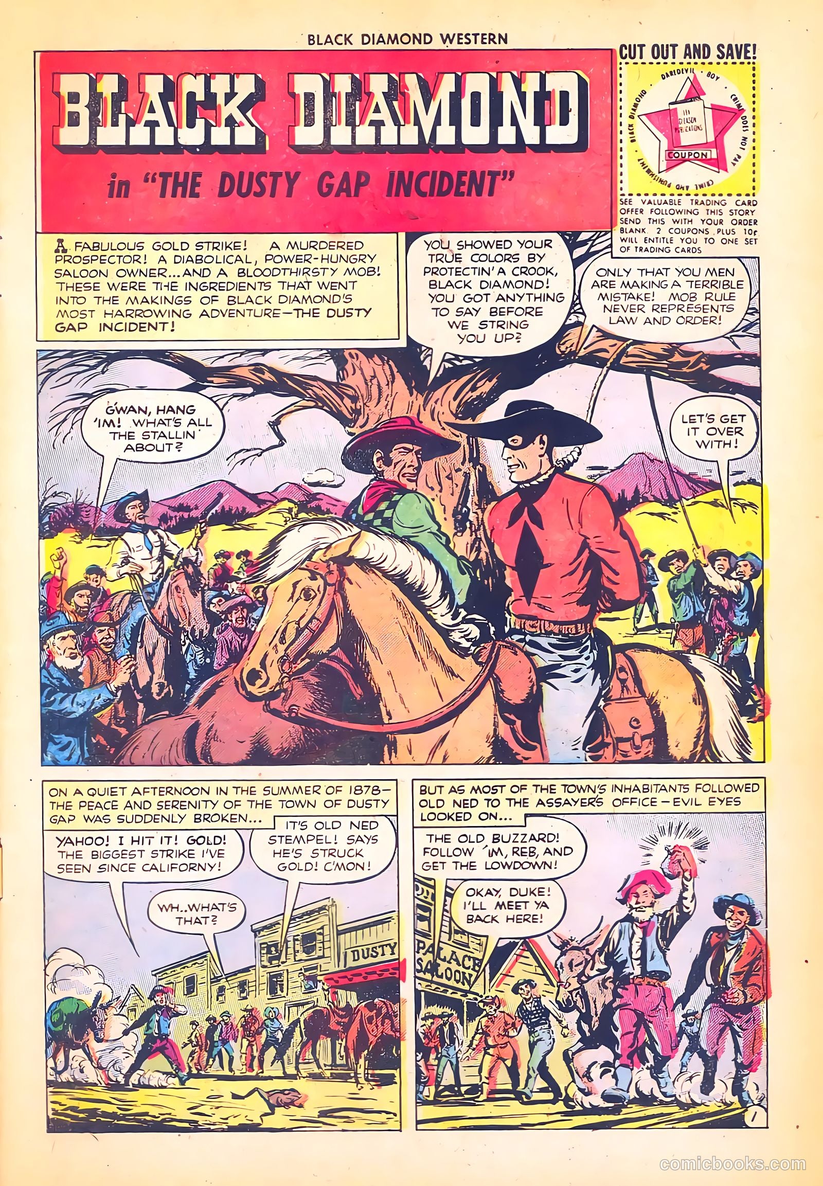 Black Diamond Western #36 (1952) — page 3 of 36