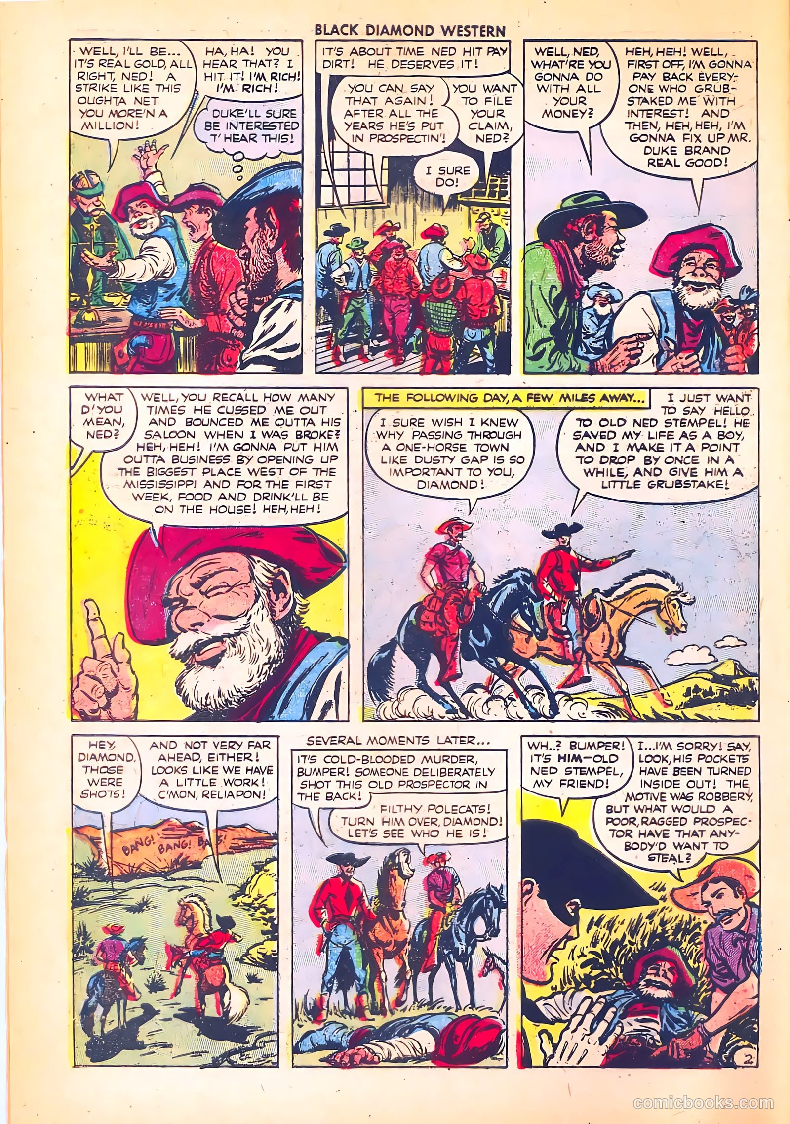Black Diamond Western #36 (1952) — page 4 of 36